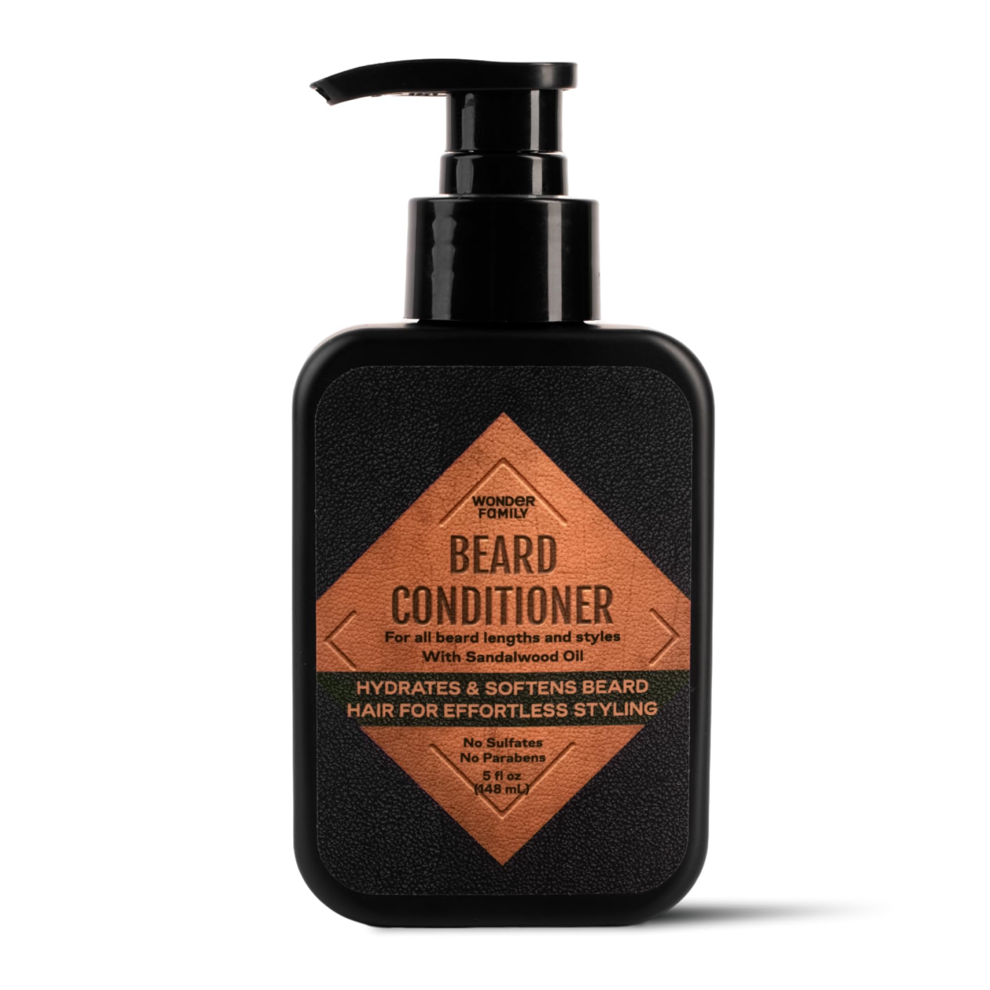 Wonder Family Beard Conditioner For Men - Conditioner Men Beard Softener For Men - Part Of A Beard Care Kit For Men Along With B