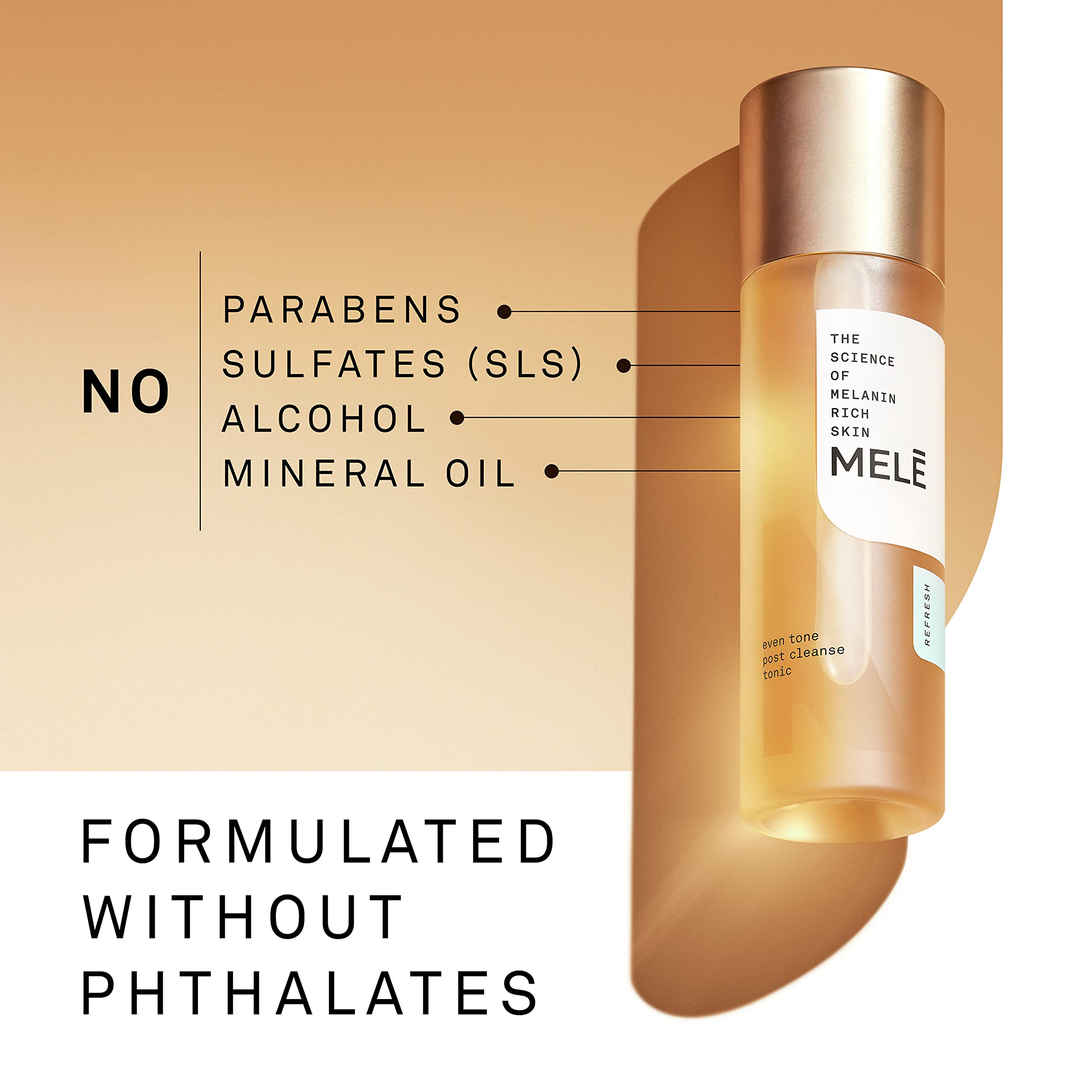 Mele Post Cleanse Tonic Gently Exfoliates To Remove Impurities, Fade Dark Spots, And Help Correct Signs Of Aging Even Tone With