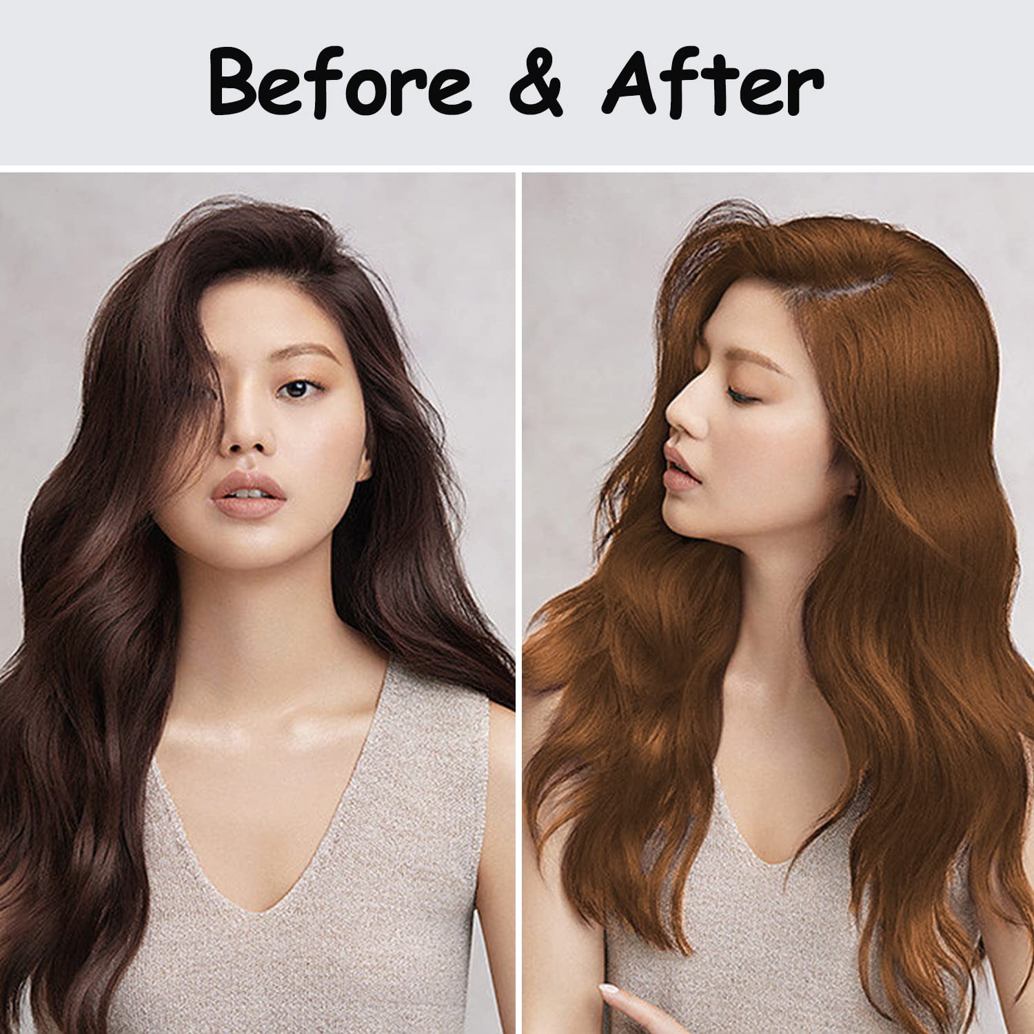 Blonde Brown Hair Dye 16.9 Fl Oz, Argan Oil Blonde Brown Hair Shampoo, 3 In 1 Hair Dye Shampoo, Easy To Use, Semi-Permanent Hair