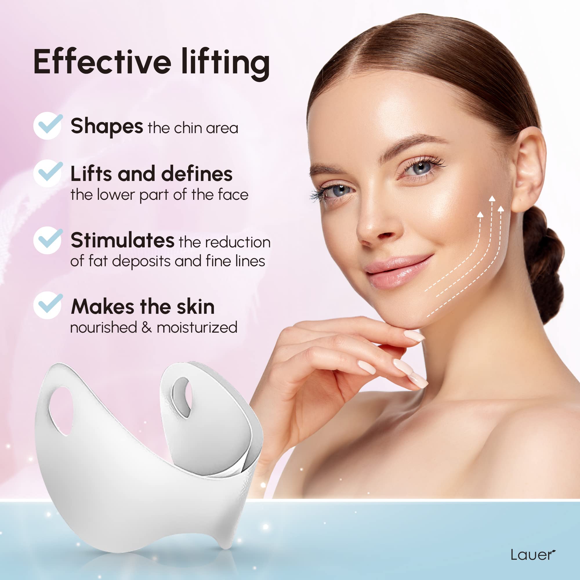 V Shaped Contouring Face Mask Line Shaping Lifting Belt Neck Reduction Jawline Lift Tape Enhancer Face Patch Firming Tightening