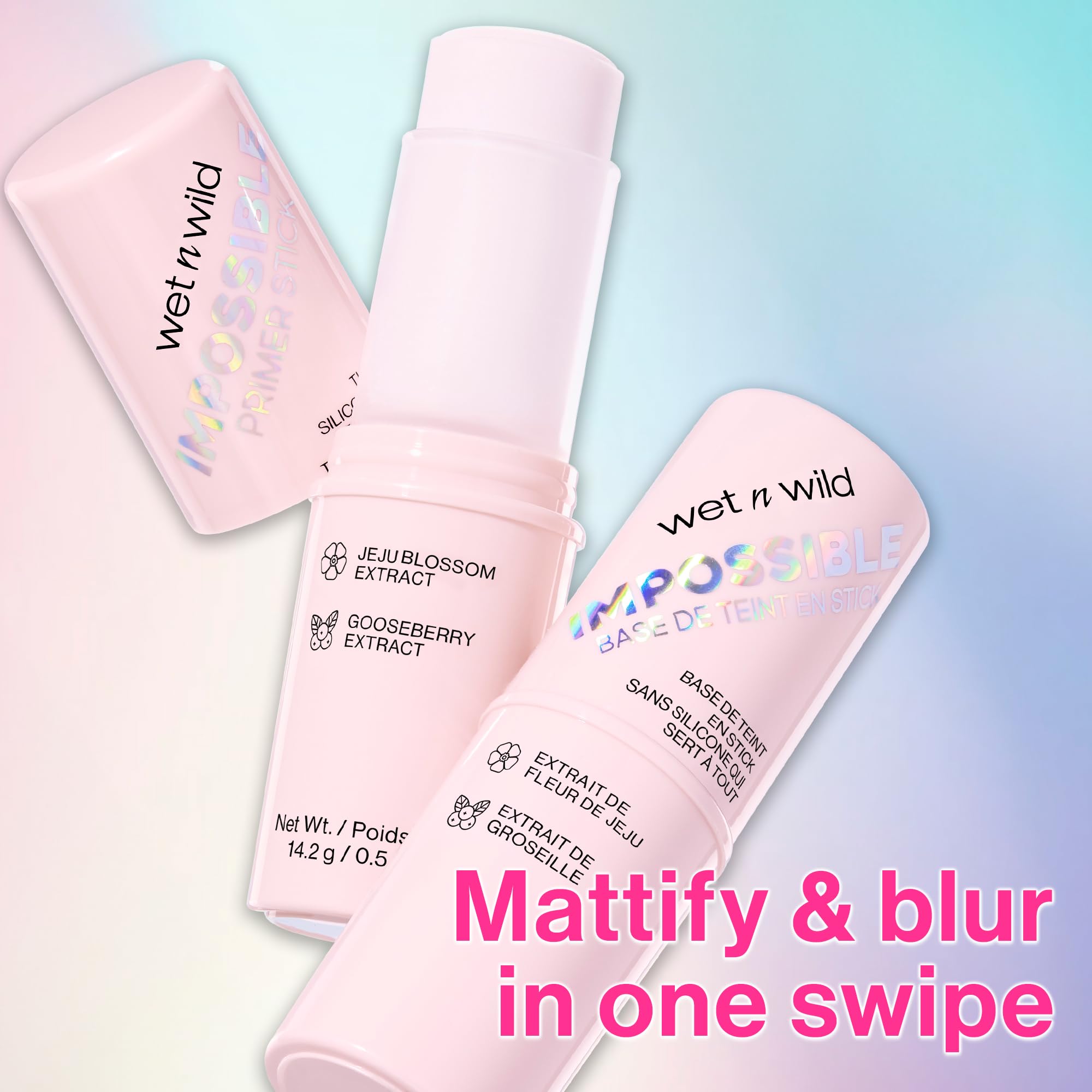 Wet N Wild Impossible Primer Stick, Enriched With Gooseberry & Jeju Blossom For A Brightening Durable Makeup Base, Vegan & Cruel