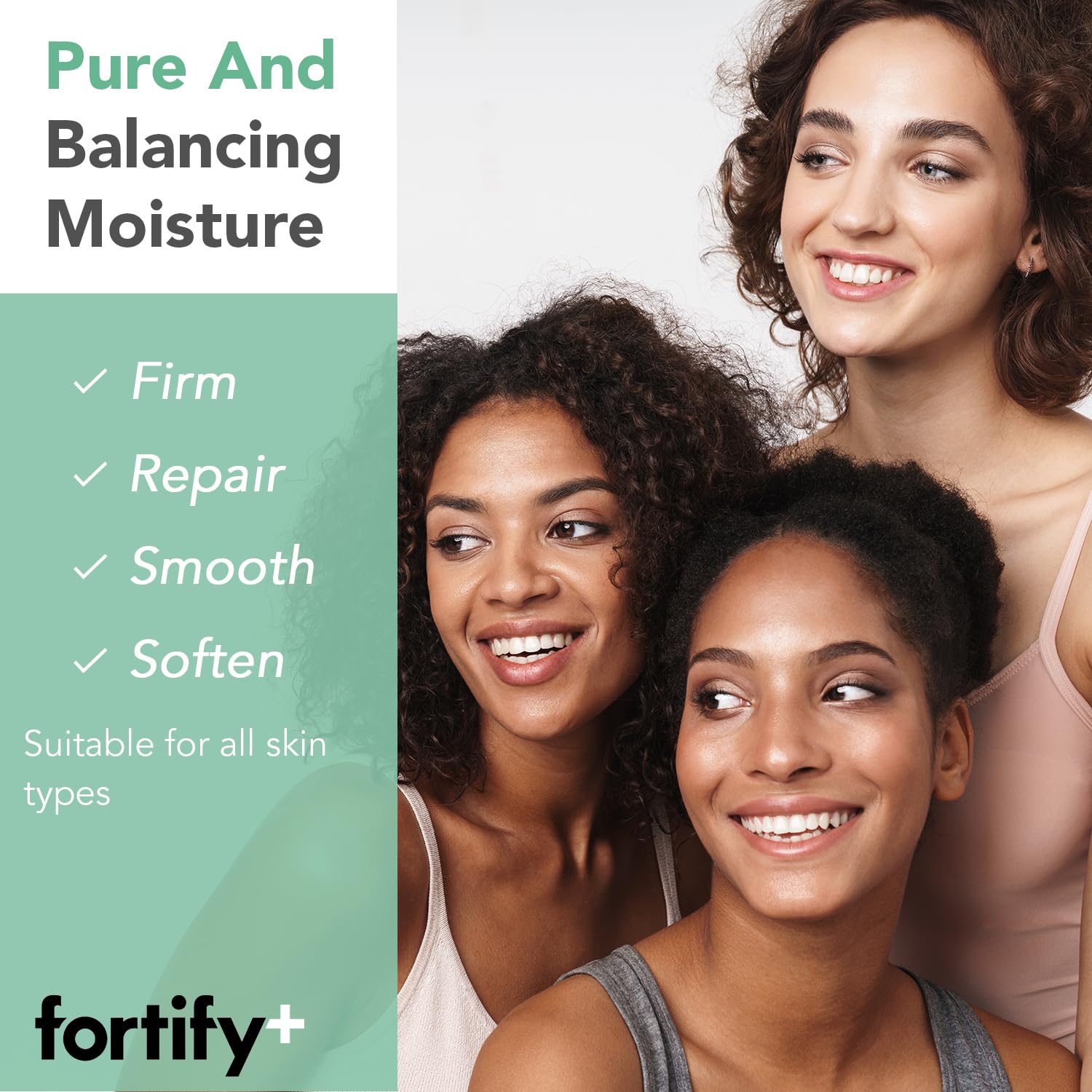 Fortify Ultimate Hydration Facial Set : Nourishing Moisturizer & Serum Duo - Hydrates & Protects Skin Barrier | Clean Beauty | M