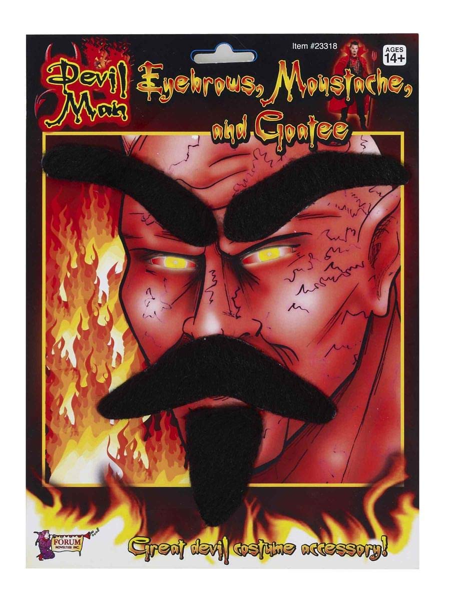Forum Novelties Devil Eyebrows, Beard & Moustache