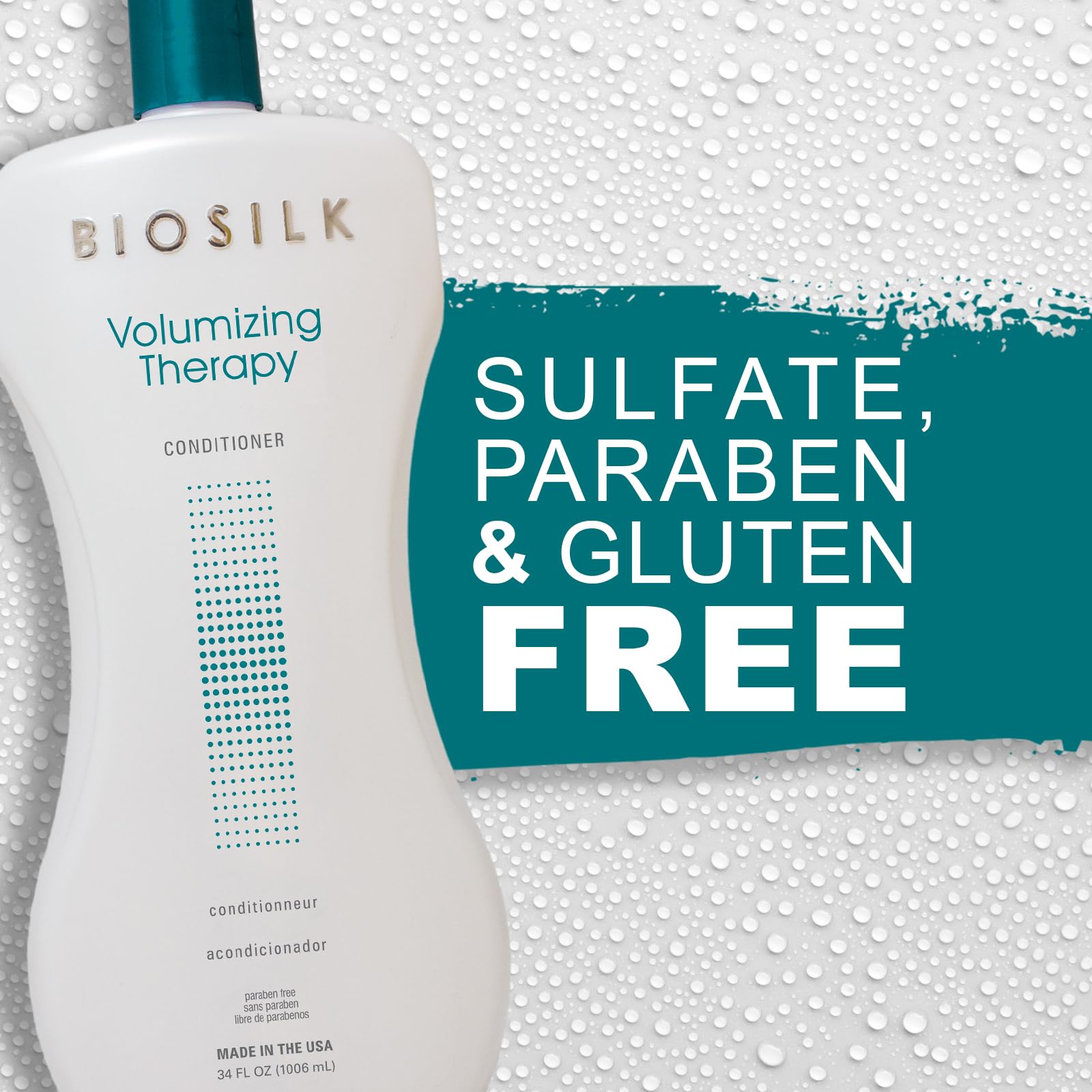 Biosilk Volumizing Therapy Conditioner For Unisex, 34 Ounce