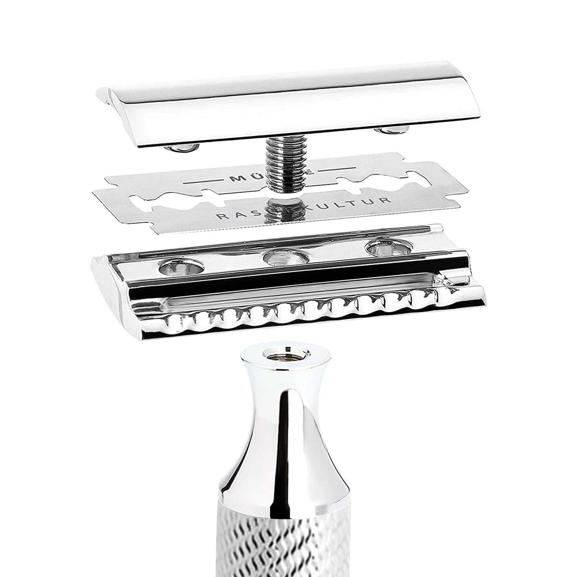 Mhle Grande R89 Double Edge Safety Razor (Closed Comb) | Perfect For Everyday Use | Barbershop Quality Close Smooth Shave | Luxu