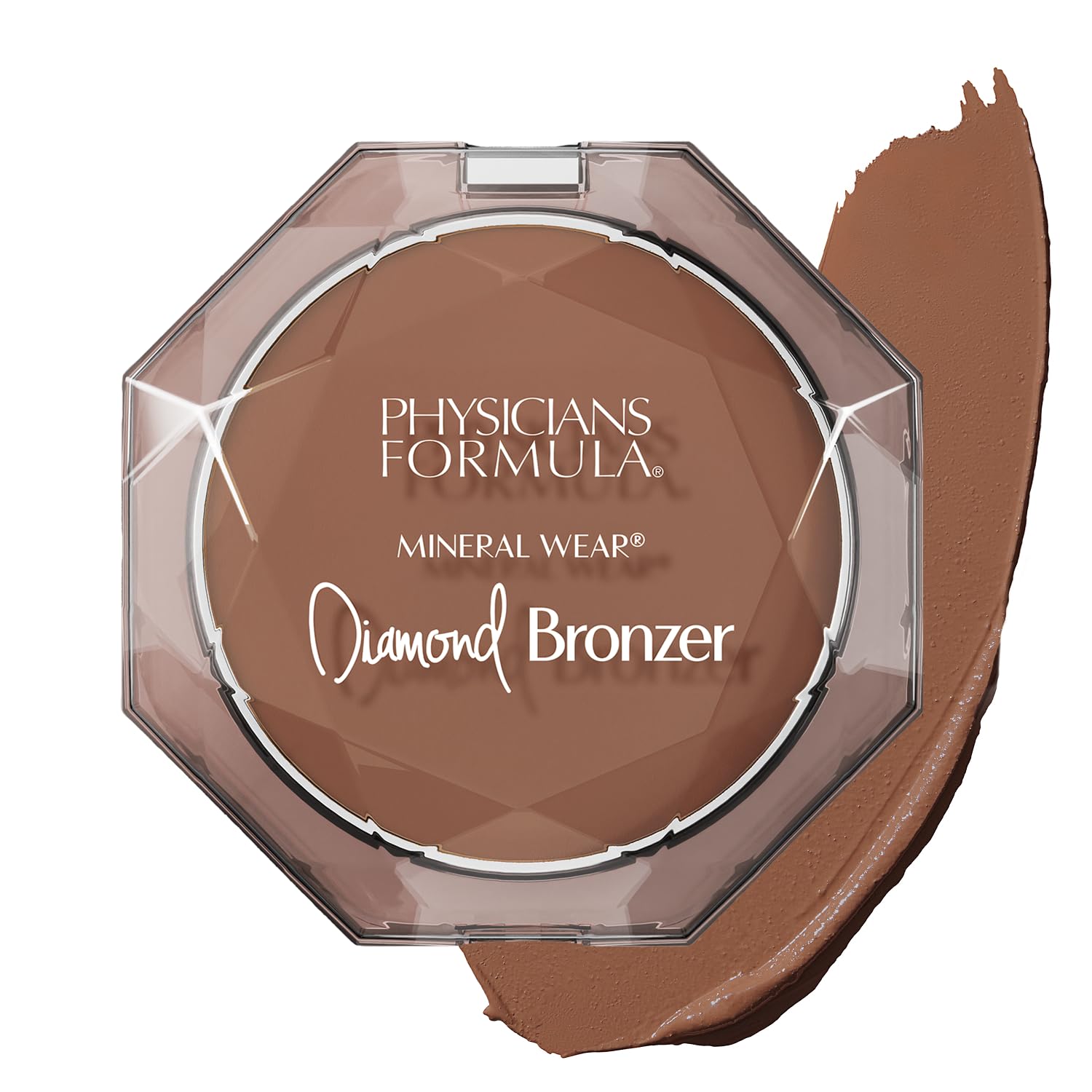 Physicians Formula Mineral WearDiamond Bronzer - Creamy Powder-Serum Hybrid, Weightless & Dewy Finish, Minimizes Appearance of P