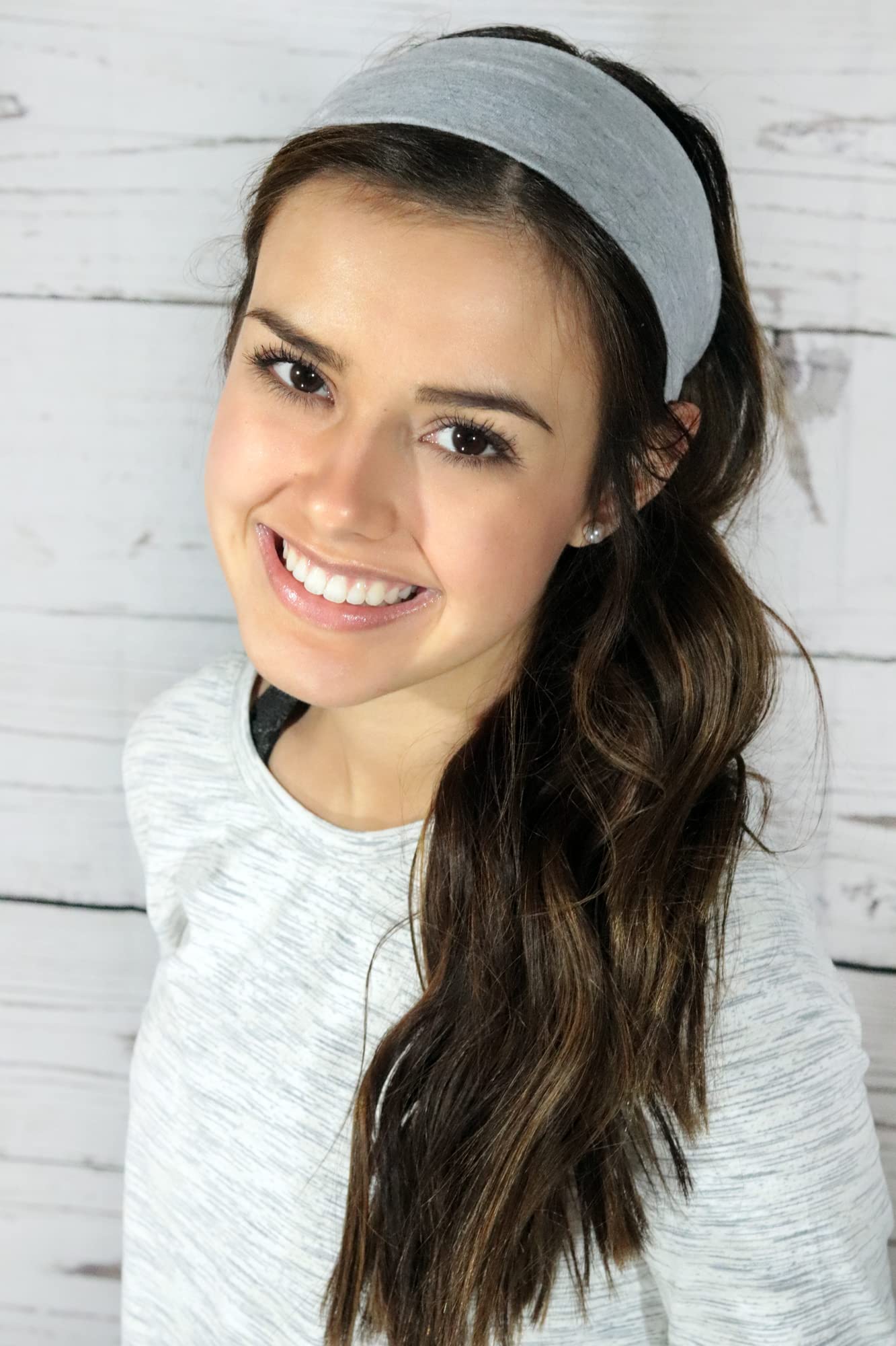 3'' Cotton Headbands Pack Stretch Elastic Yoga Soft And Stretchy Sports Sweatbands Fashion Headband For Teens Women Girls By Ken