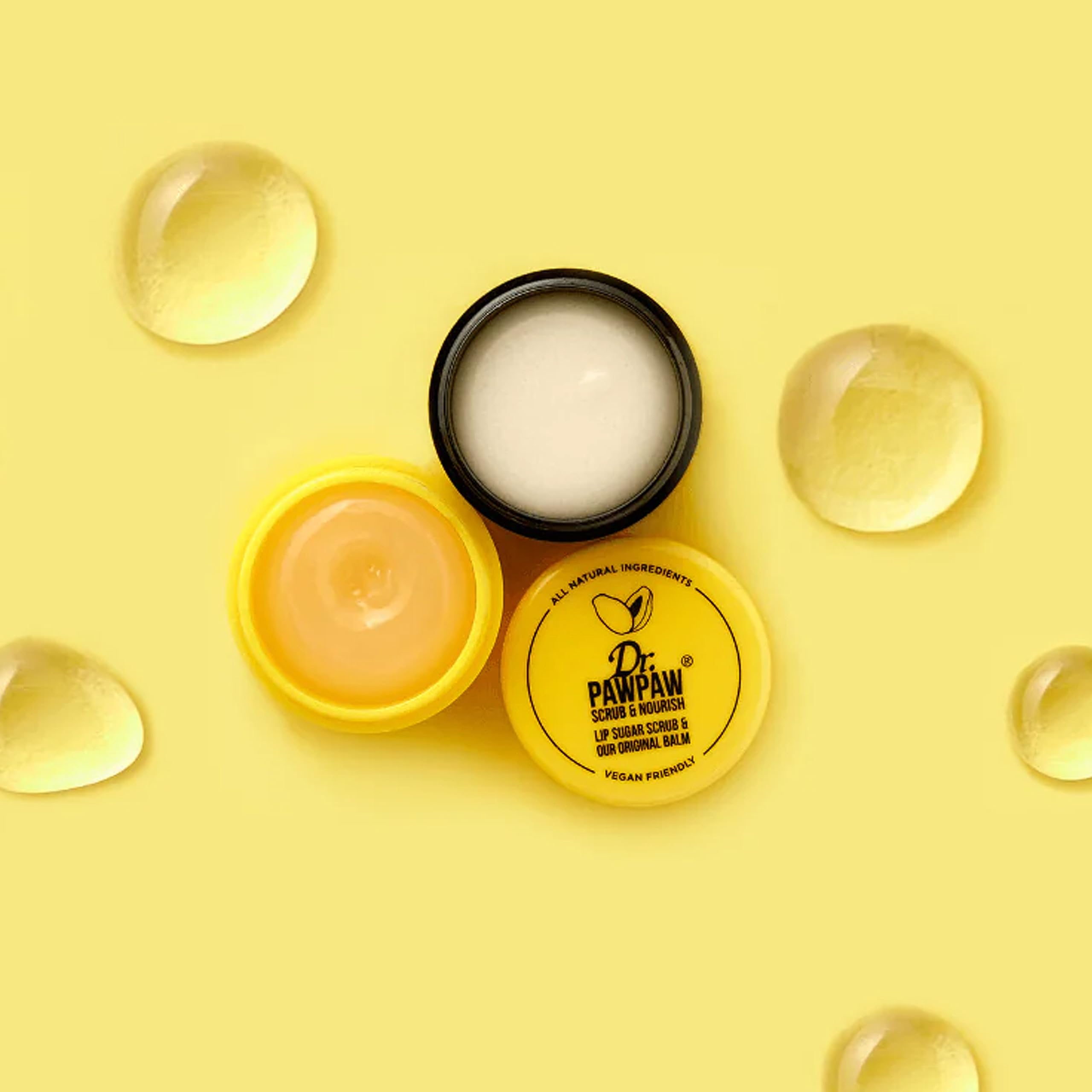 Dr. Pawpaw Lip Scrub And Lip Balm Duo - Hydrating Lip Balm With Pawpaw, Aloe, Olive And Castor Oils - Vegan Lip Scrub For Sensit