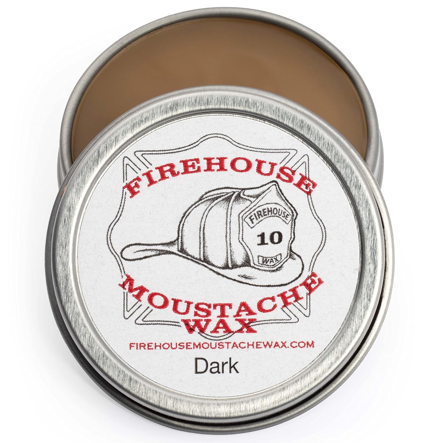 Firehouse Moustache Wax - For Beard & Mustache Shaping, Naturally Scented & Colored All-Weather Mustache & Beard Wax (1 Ounce Ti