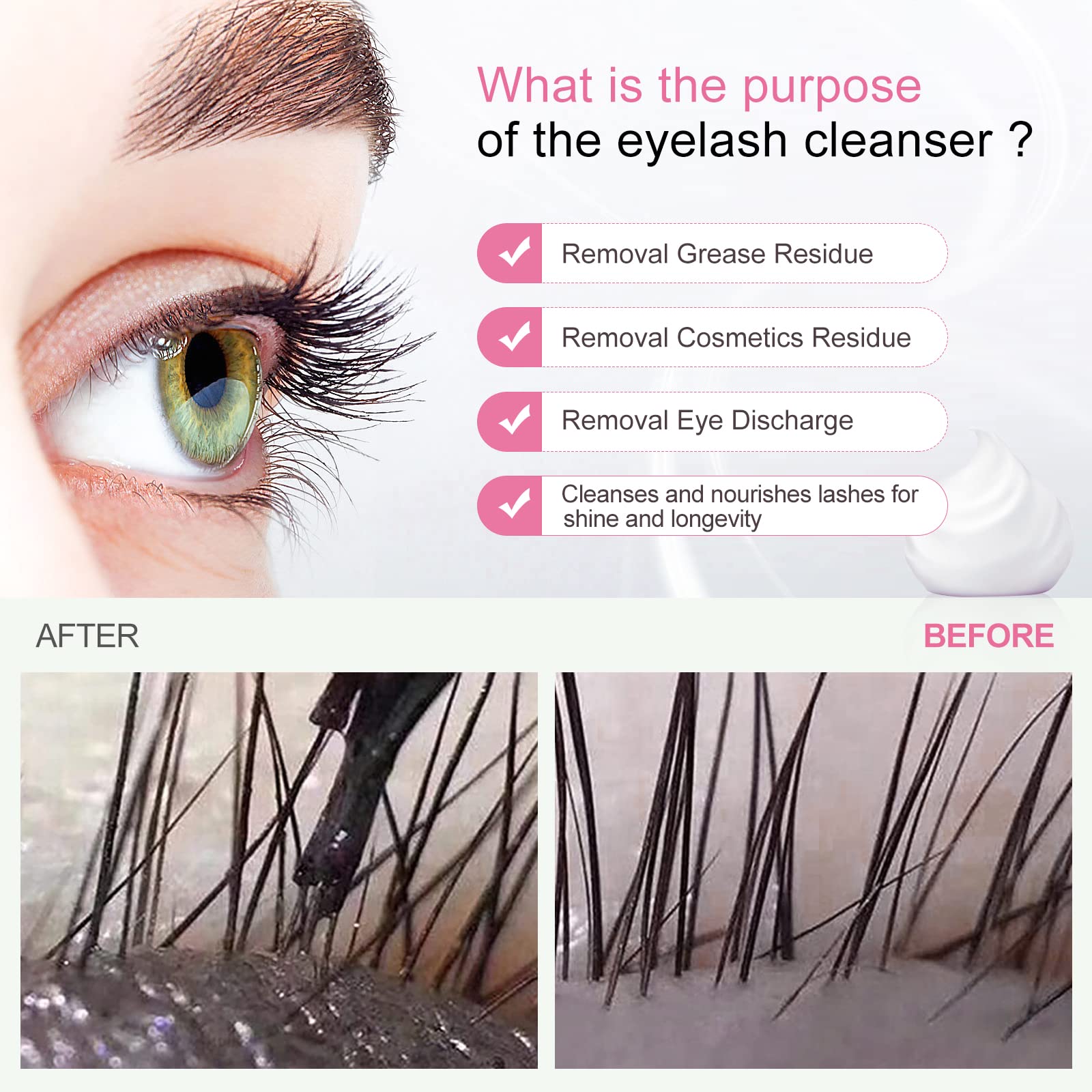 Eyelash Cleanser Concentrate 100Ml Prolong Lash Cleanser