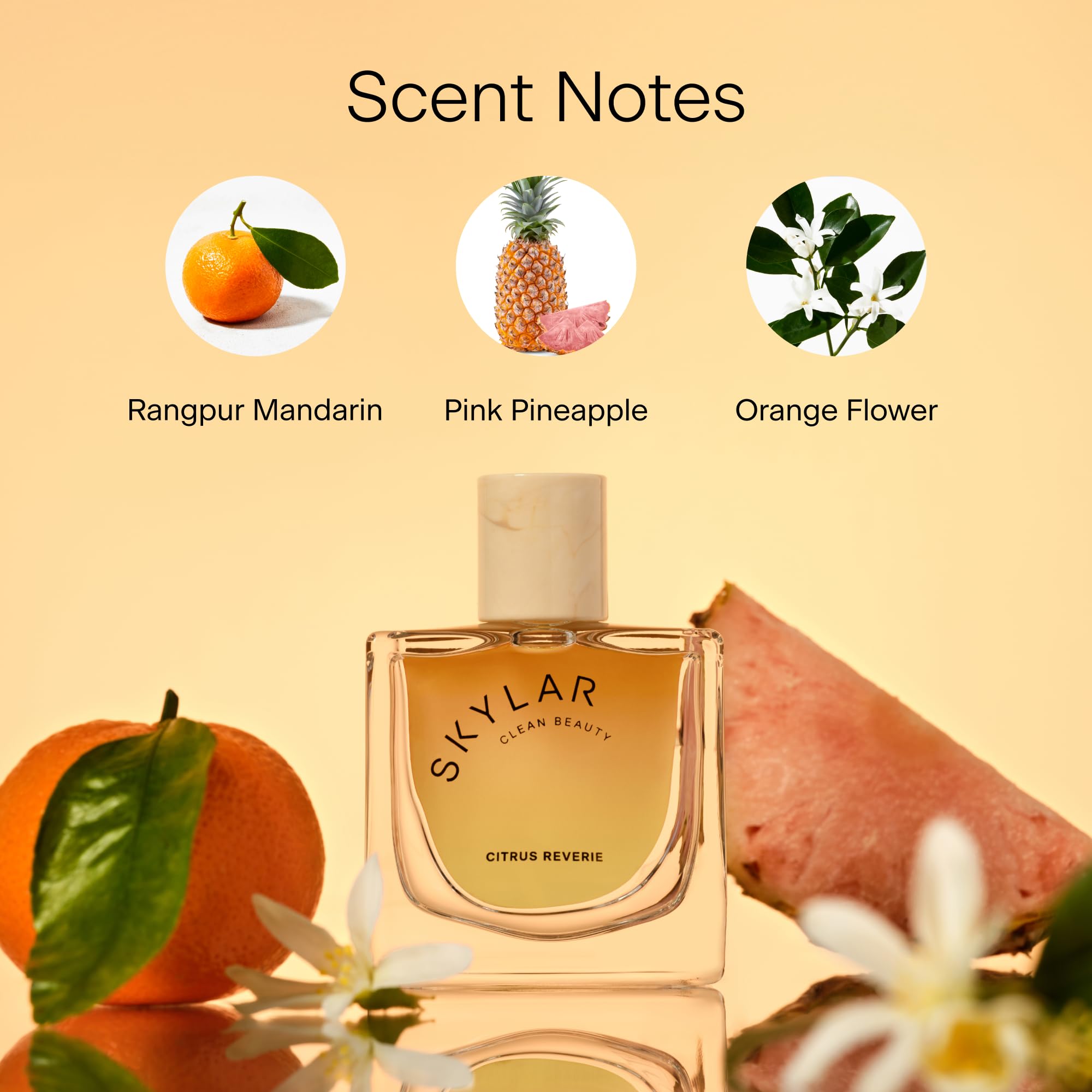 Skylar New Citrus Reverie Eau De Parfum-Hypoallergenic Clean Perfume For Women & Men, Vegan, Safe For Sensitive Skin-Fruity Flor