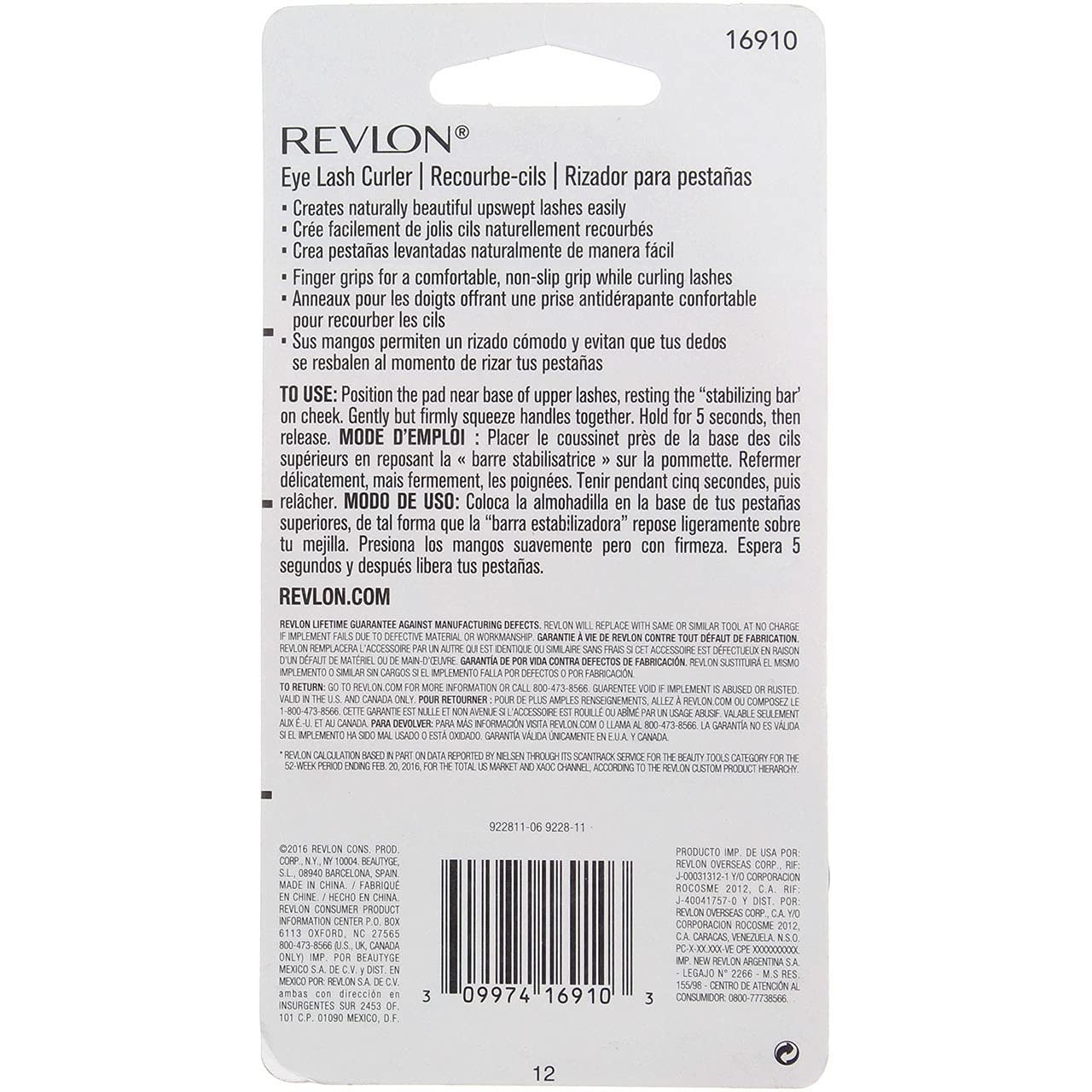 Revlon Extra Curl Eyelash Curler 1 Ea (Pack Of 2)