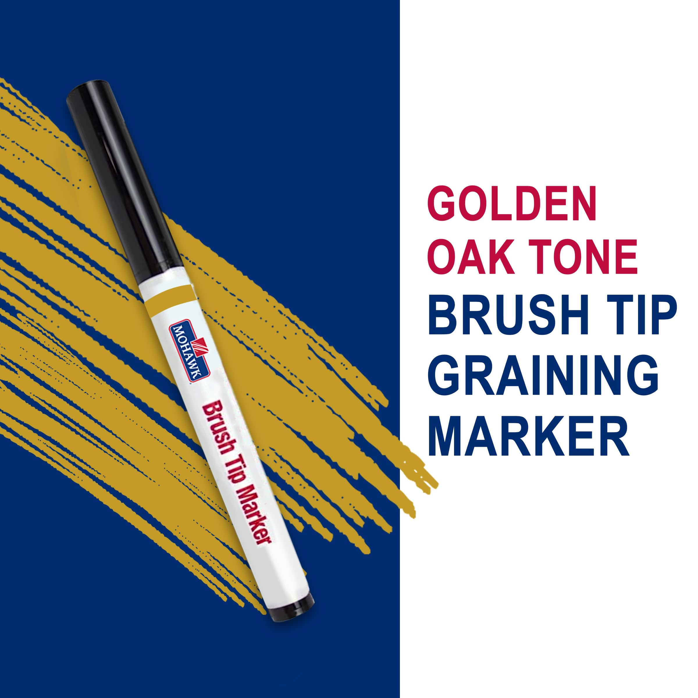 Mohawk Brush Tip Graining Marker - Golden Oak Tone