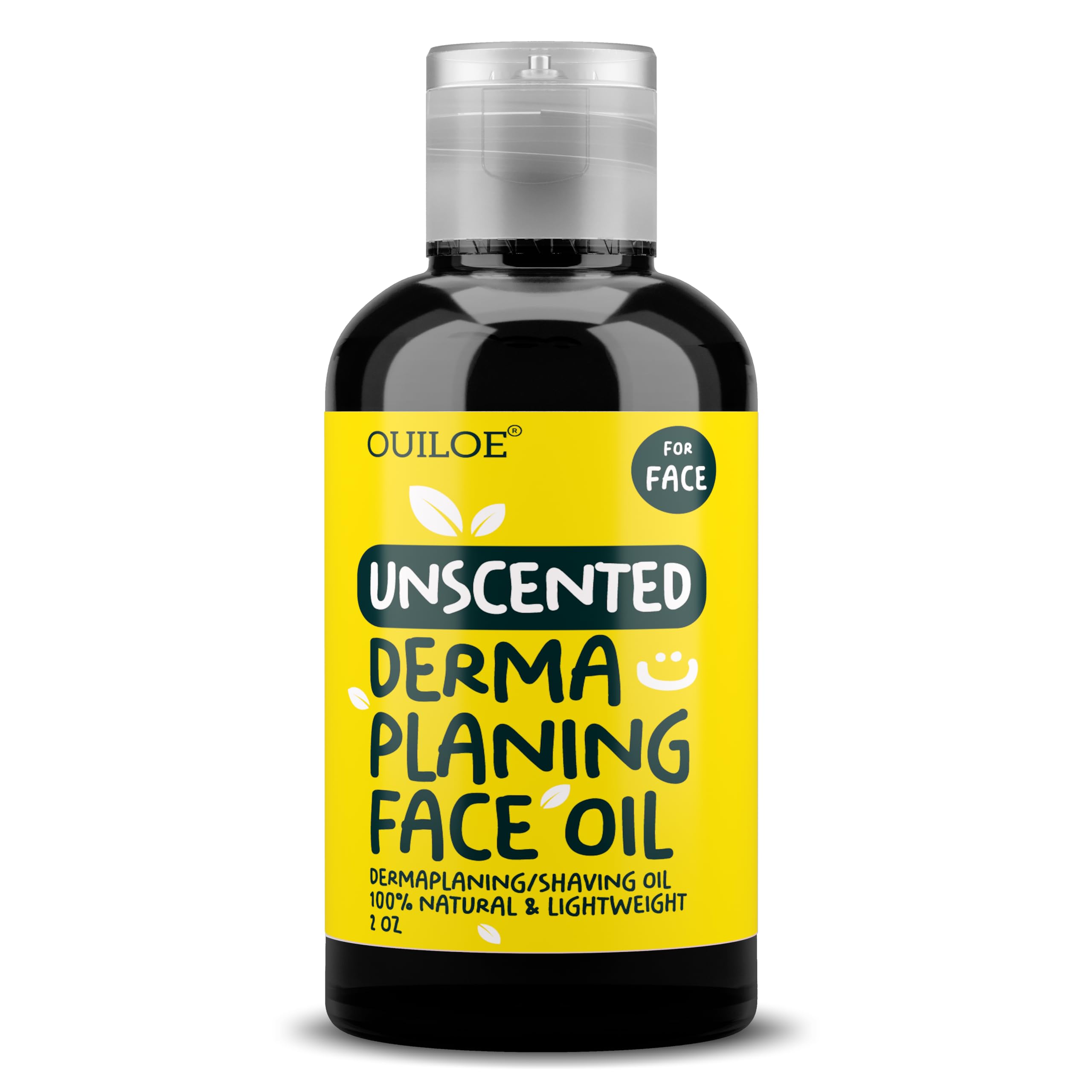 Dermaplaning Oil for Face - 100% Natural & Lightweight Shave Oil for Women, Face Shaving Oil for Women, Use with a Dermaplaning 