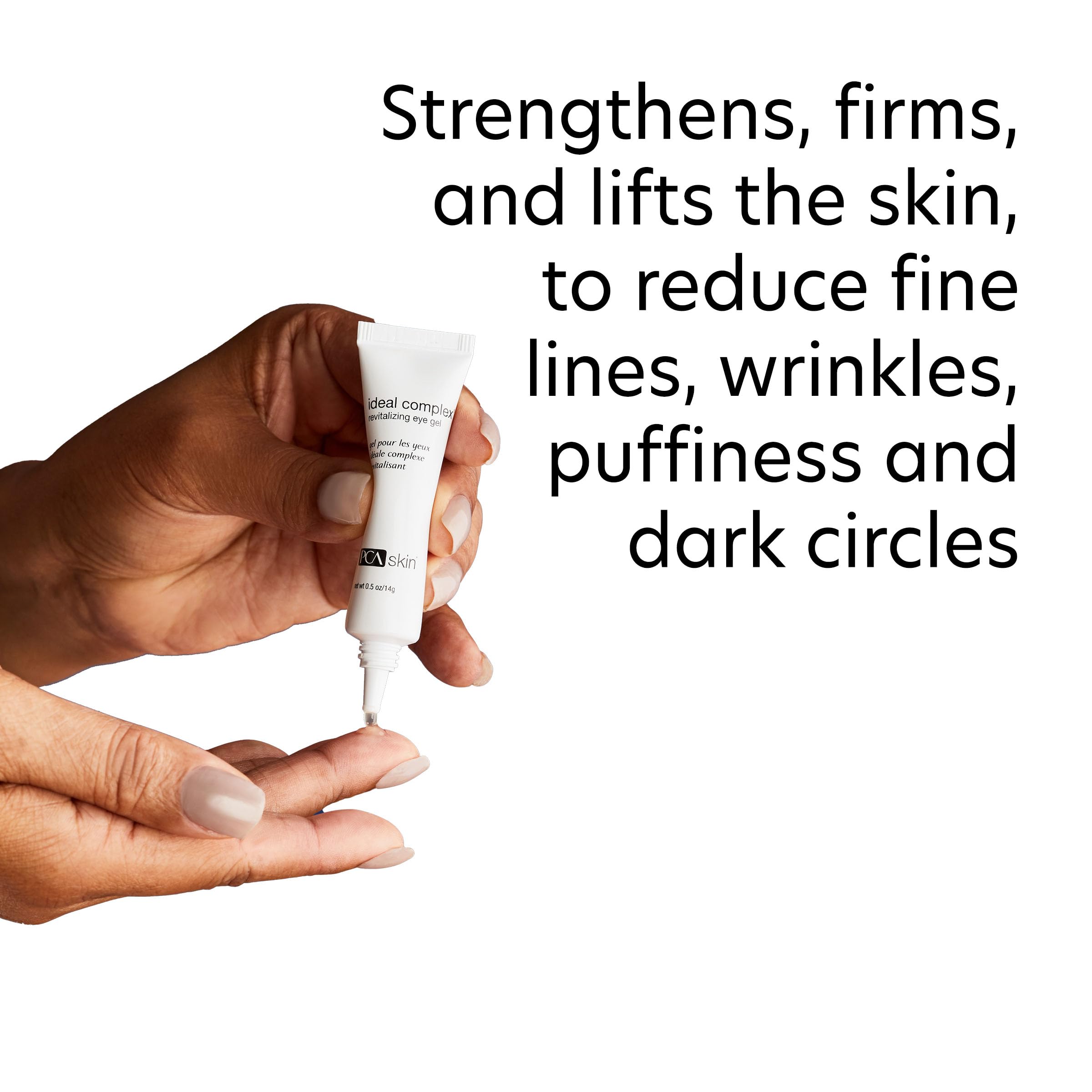 Pca Skin Ideal Complex Revitalizing Eye Gel - Lightweight Anti-Aging Eye Treatment For Dark Circles, Safe For Use On Eyelids (0.