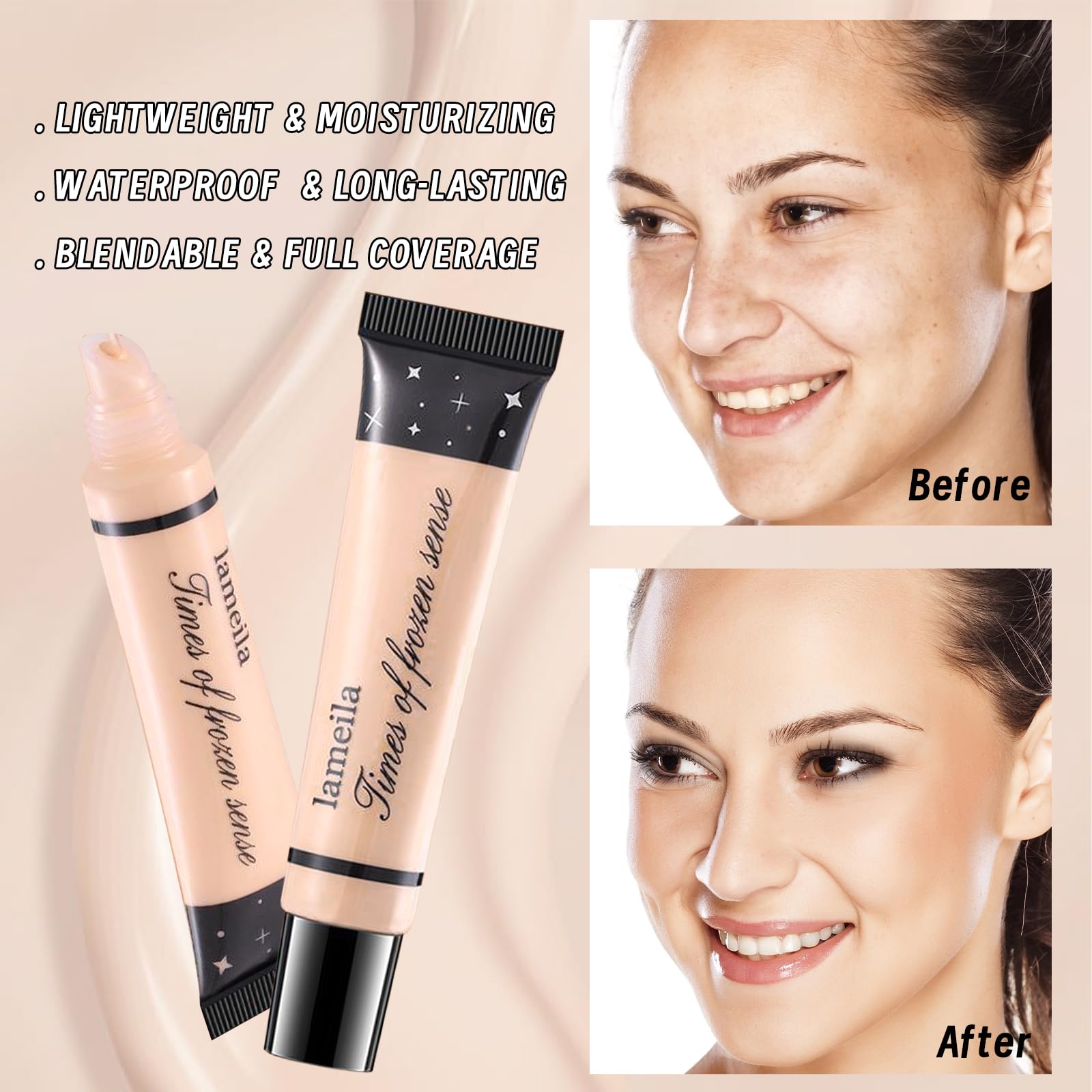 Ybuete Makeup Set Kit For Women Girls Teens, Makeup Present Set, Includes 9 Color Eyeshadow, Counter Stick, Foundation, Eyebrow