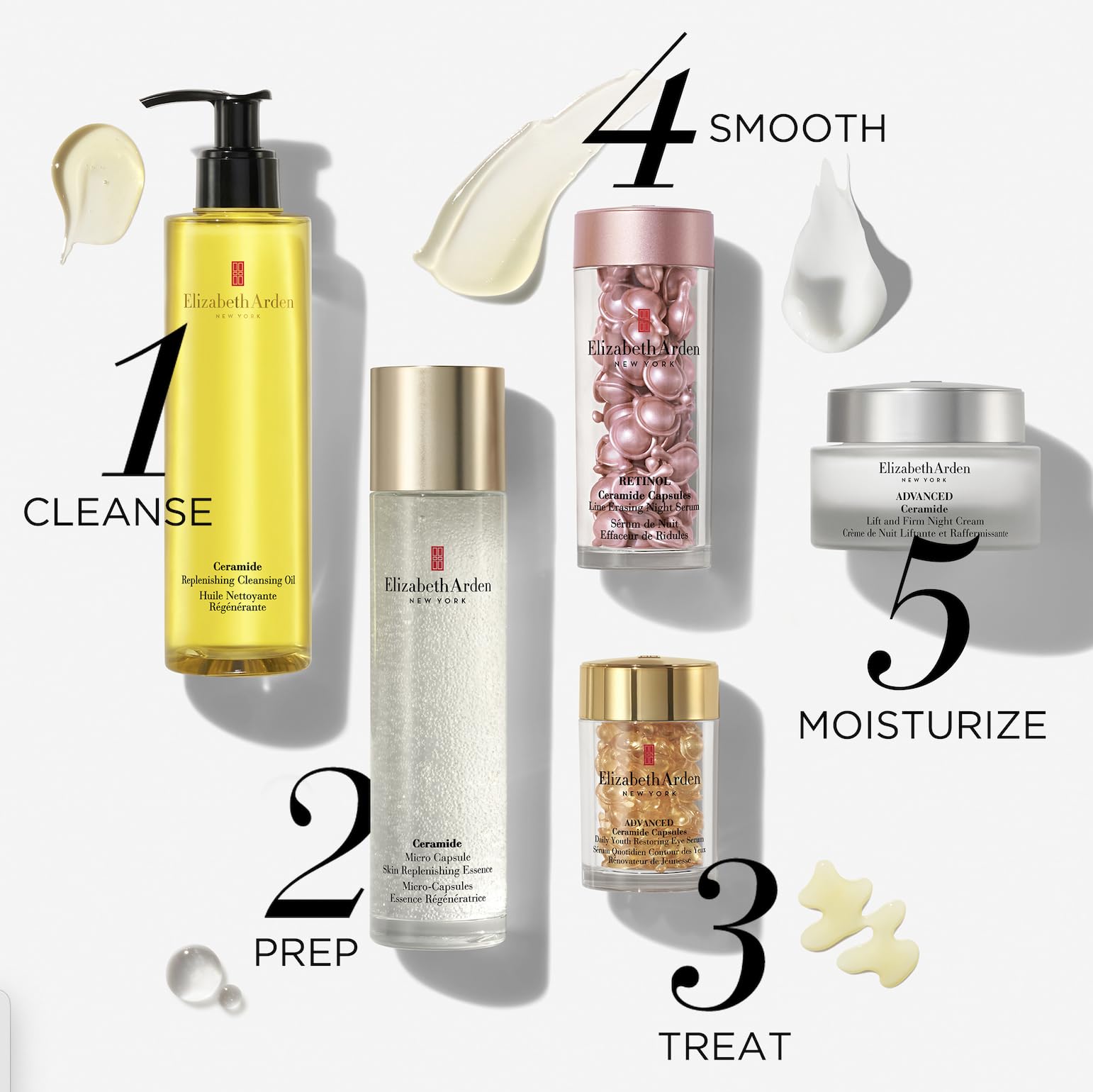 Elizabeth Arden Ceramide Replenishing Cleansing Oil, Skin Care Cleanser, 66 Oz