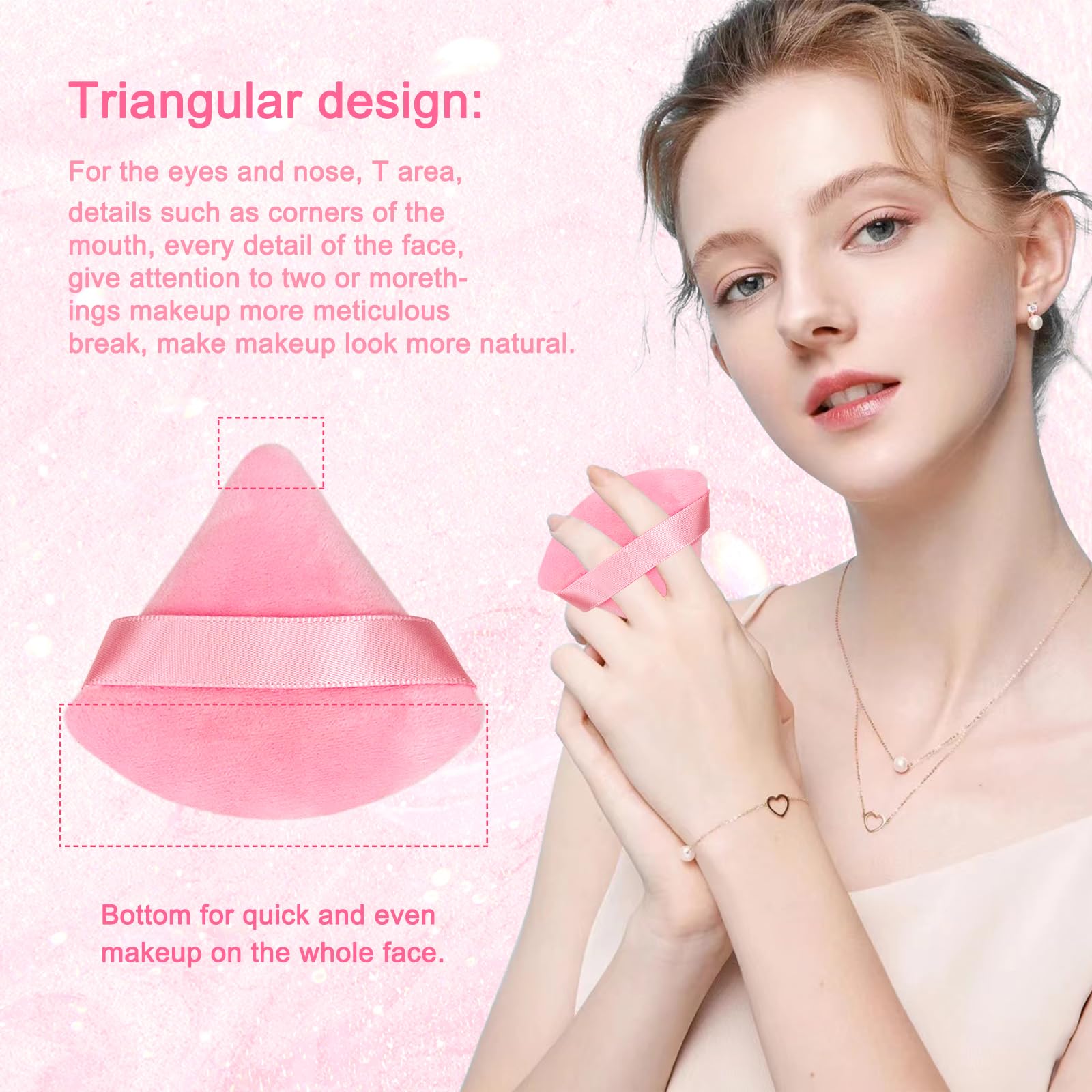 6+6 Professional Makeup Sponge Set,2.76 Inch Portable Soft Sponge Setting Face Puffs,Multicolor Makeup Blending Sponge Cosmetic