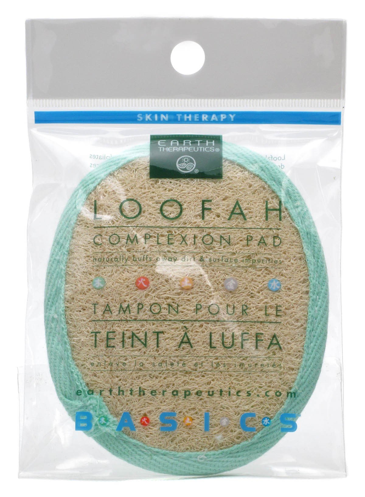 Earth Therapeutics Loofah Complexion Pad - 6 Per Case.6