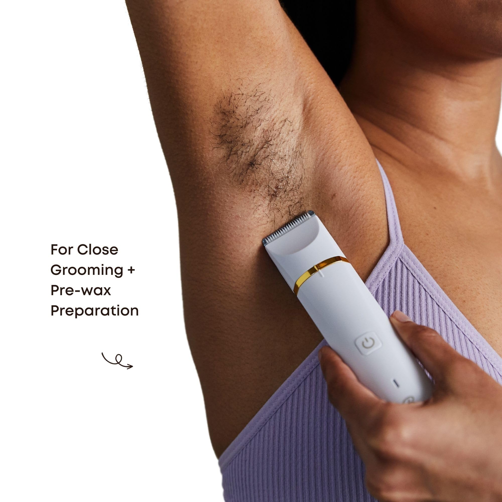 Bushbalm Bikini Trimmer - Electric Shaver Body Hair Razor For Women, Waterproof, Cordless Shaver For Sensitive Areas, Close Groo