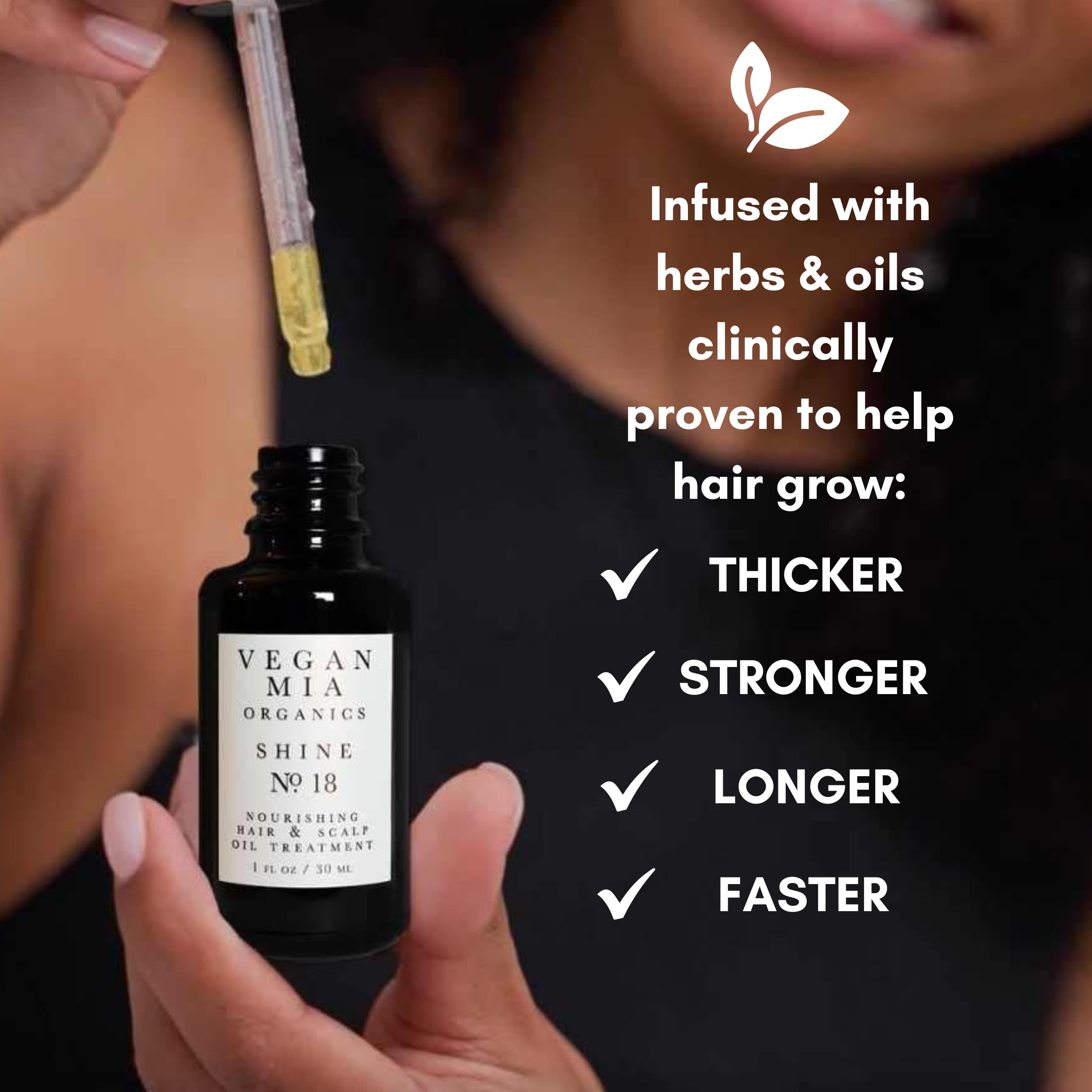 Vegan Mia Usda Organic Rosemary Oil For Hair Growth With Castor Oil & Jojoba Oil - Scalp Treatment & Intense Nourishment To Get