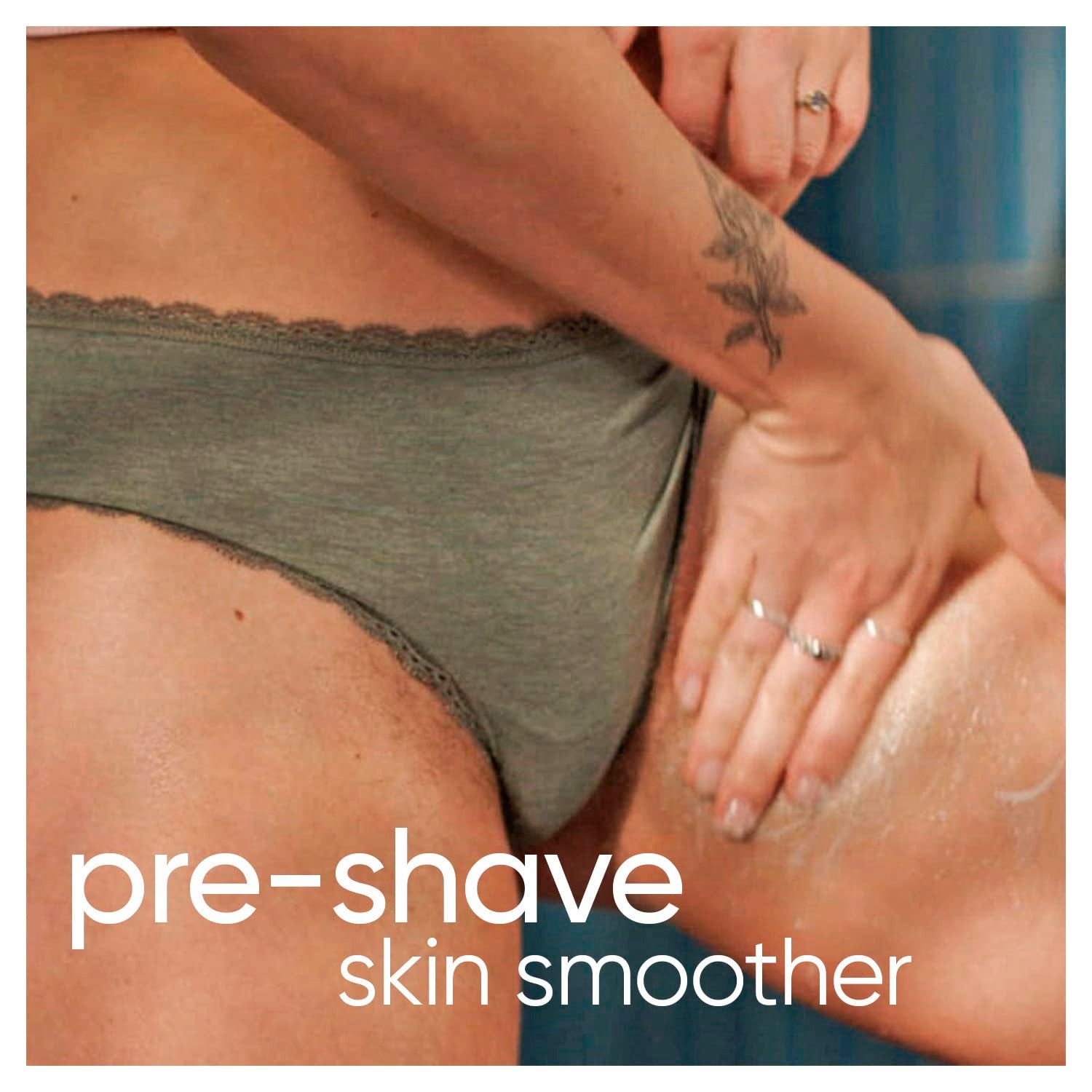 Gillette Venus Intimate Grooming Skin-Smoothing Exfoliant Preshave For Bikini Pubic Hair And Skin, 6 Oz