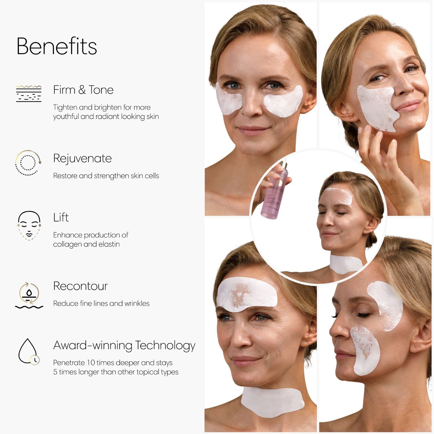 Brighca Melting Collagen Film Refill Pack (8 Pouches) - Part Of Brighcas Melting Collagen Set | Anti-Aging Collagen Skincare Rou