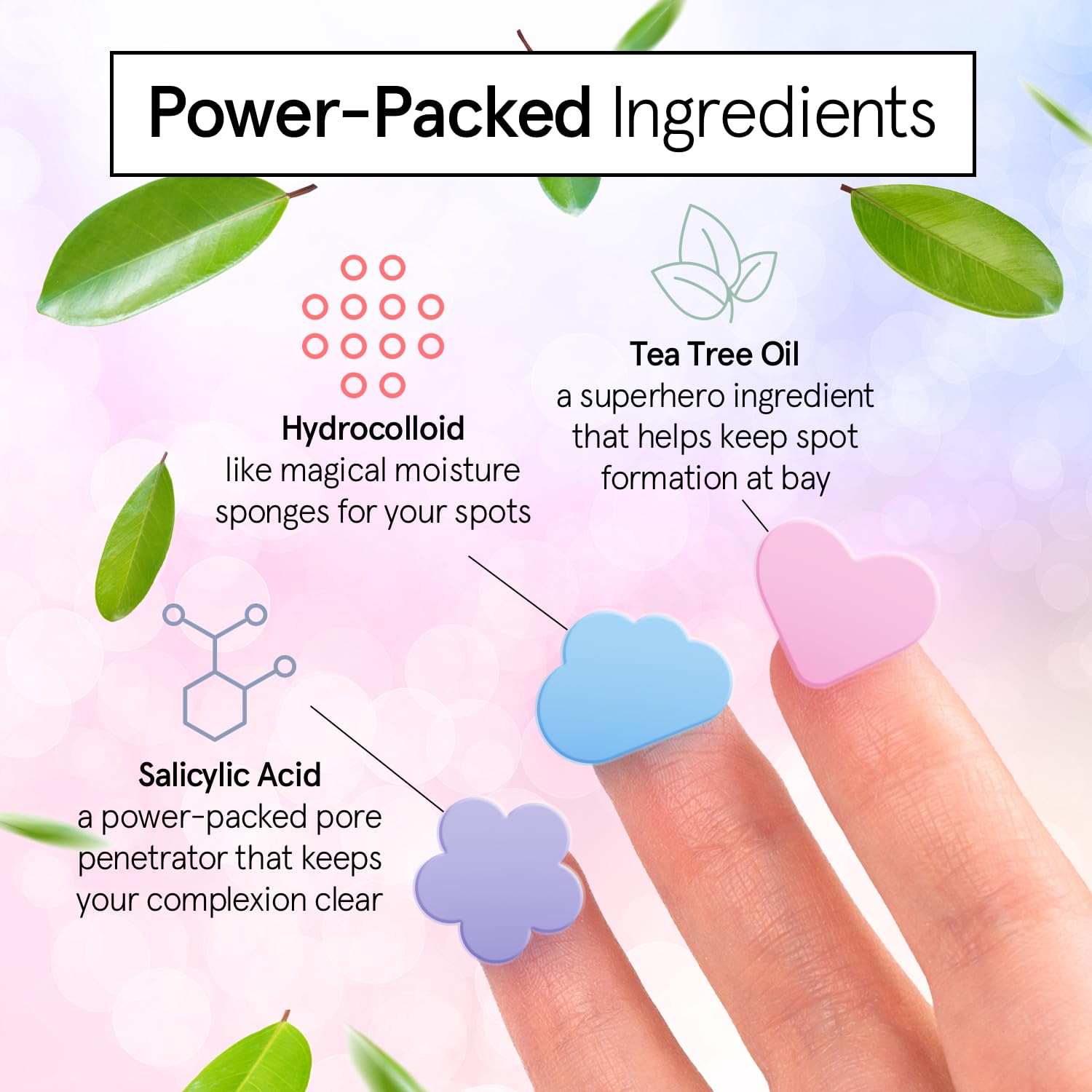 Grace & Stella Pimple Patches For Face (Multishape, 72 Count) - Hydrocolloid Acne Patches For Face - Dermatologist Tested, Vegan