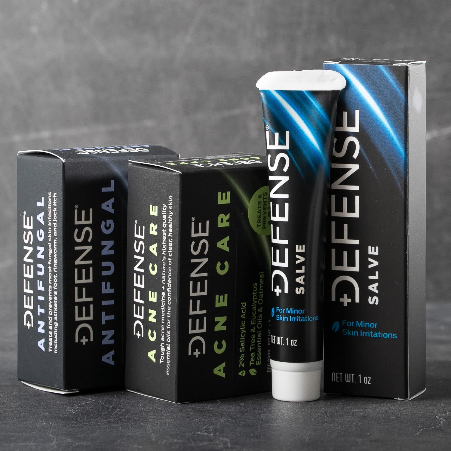 Defense Acne Care Bar Soap 4.2Oz | Contains 2% Salicylic Acid, Tea Tree & Eucalyptus Essential Oils & Oatmeal