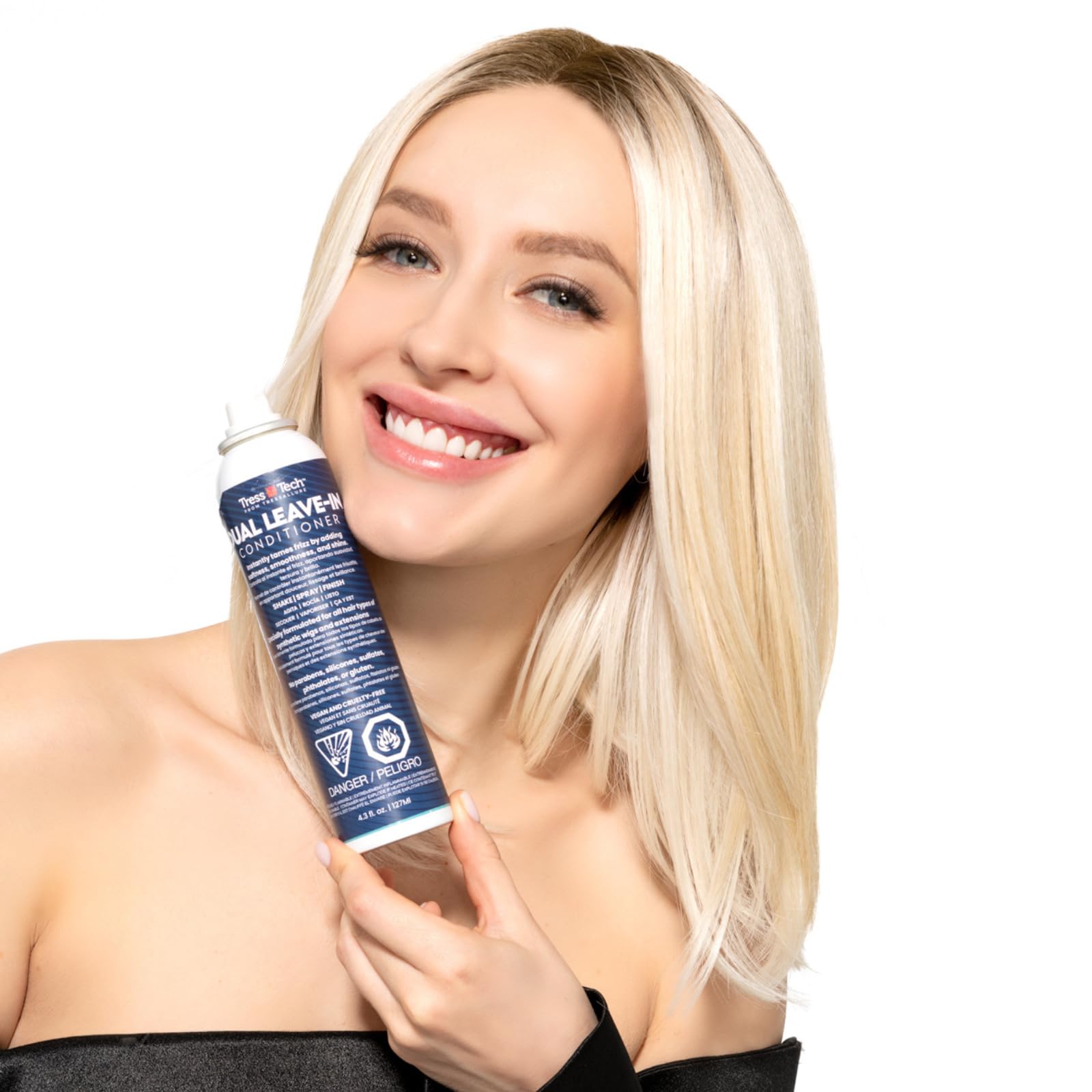 Tresstech Dry Spray Dual Leave-In Conditioner 4.3 Oz.