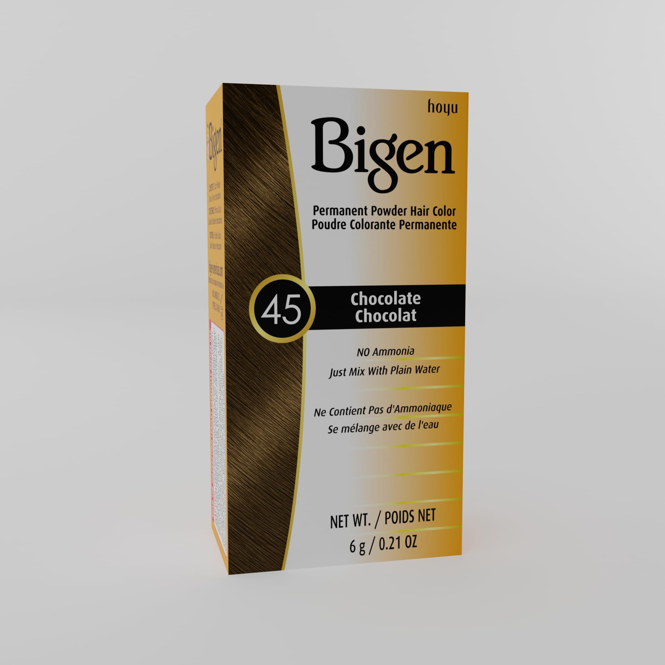 #45 Chocolate Bigen Permanent Powder - 6 Pack