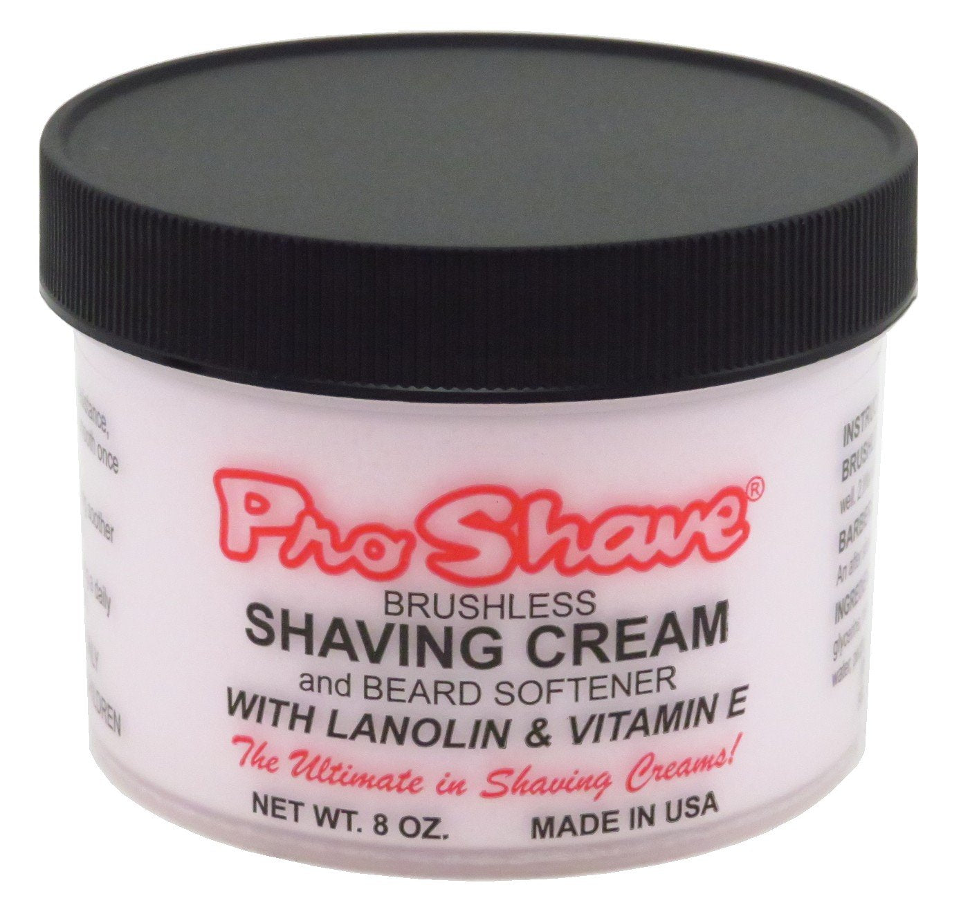 Pro Shave Brushless Shaving Cream & Beard Softener 8 Ounce (235Ml) (2 Pack)