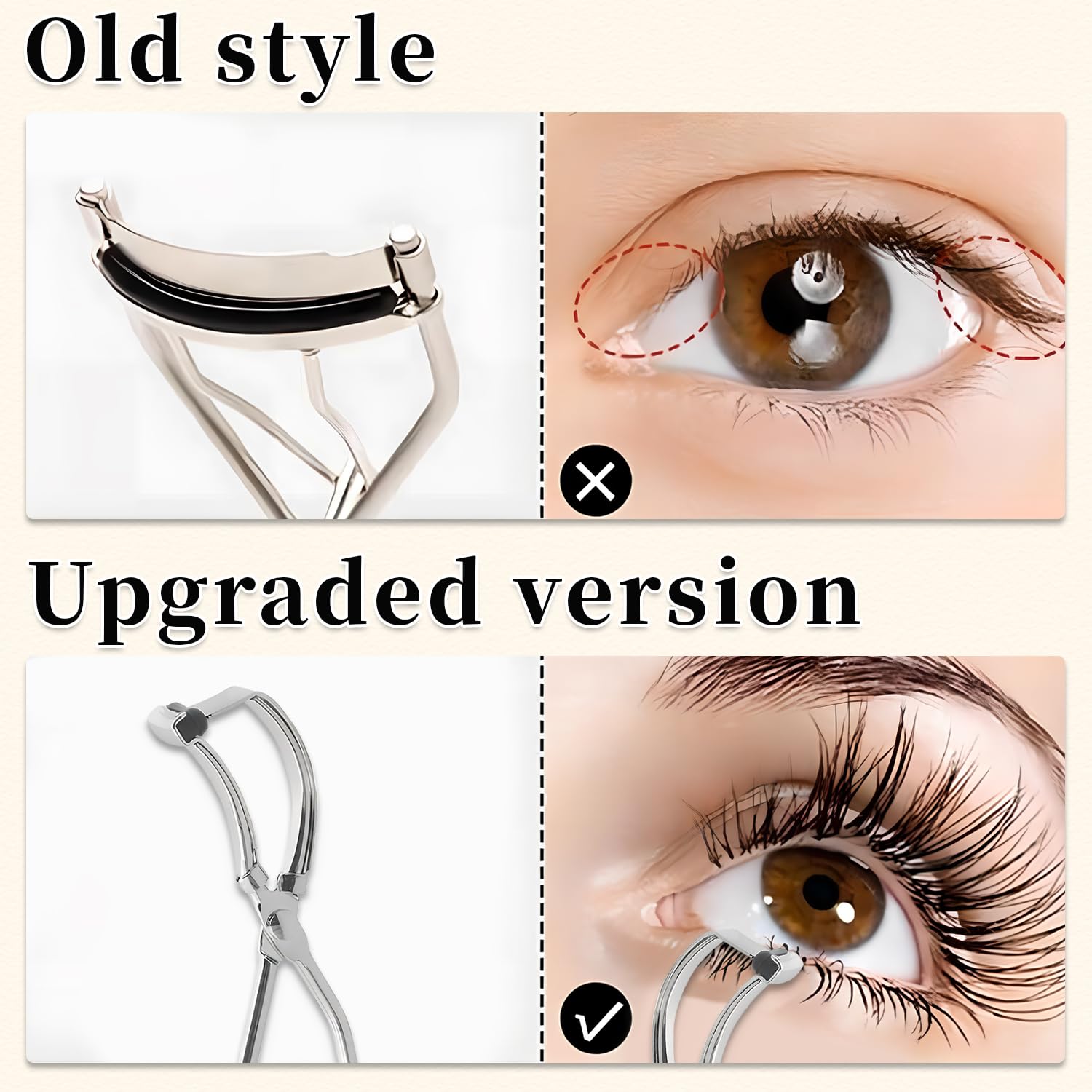 Eyelash Curler,Lash Curler For Short Lashes,Defines And Lifts,Comfort Grip