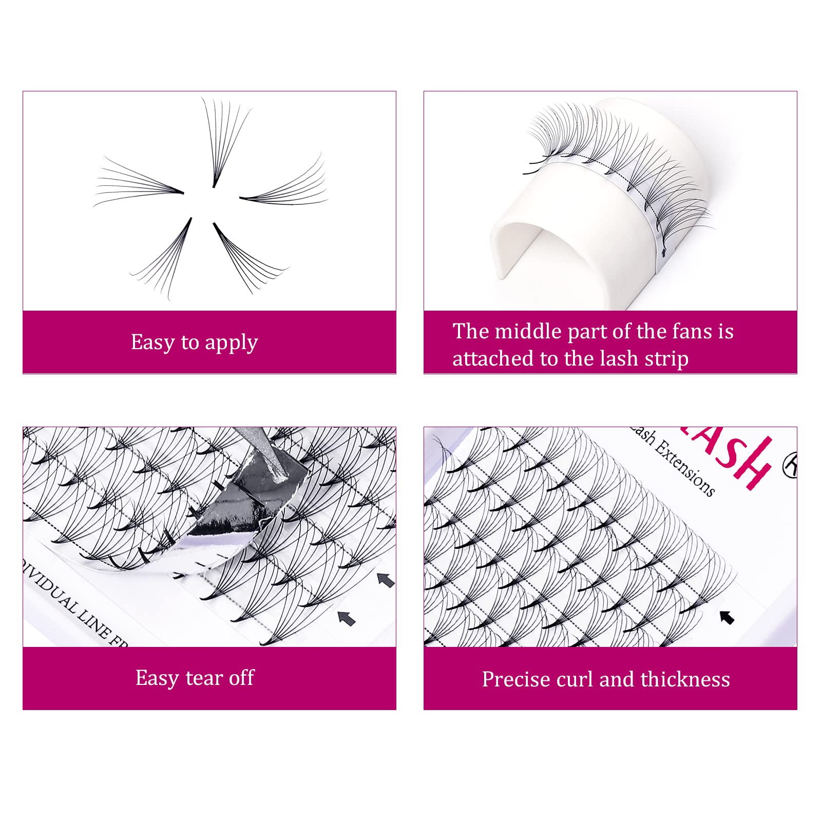 Lash Extensions Volume Premade Fans 6D 0.07 Lash Fans Volume Eyelash Extensions C Curl 13Mm Premade Eyelash Extensions 8-20Mm To