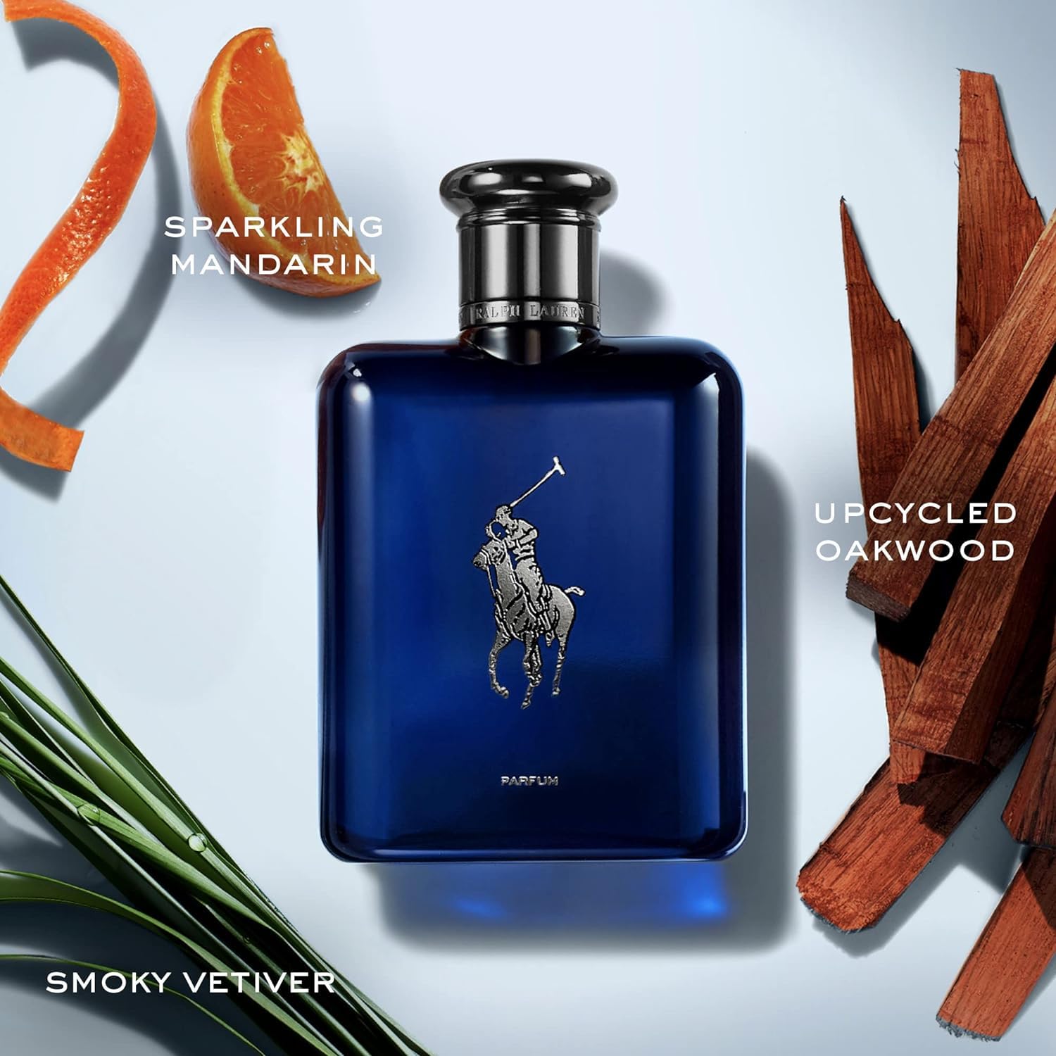 Ralph Lauren - Polo Blue - Parfum - Men'S Cologne - Aquatic & Fresh - With Citrus, Oakwood, And Vetiver - Intense Fragrance - 6.