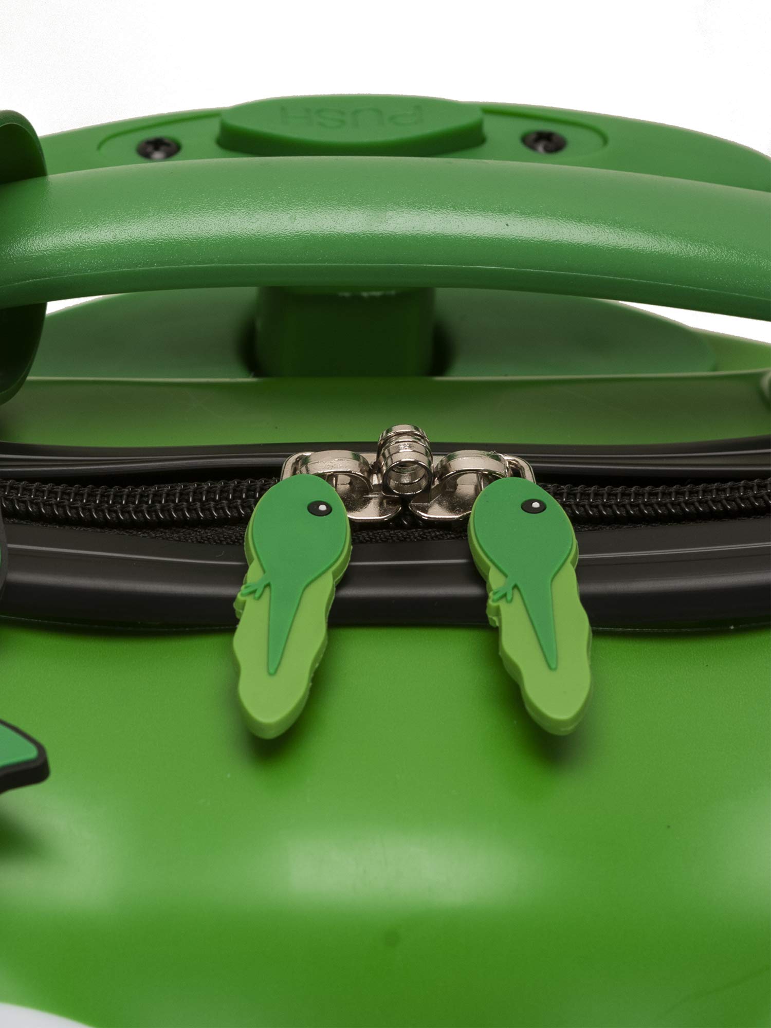 Rockland Jr. Kids' My First Hardside Spinner Luggage, Expandable, Frog, Carry-On 19-Inch