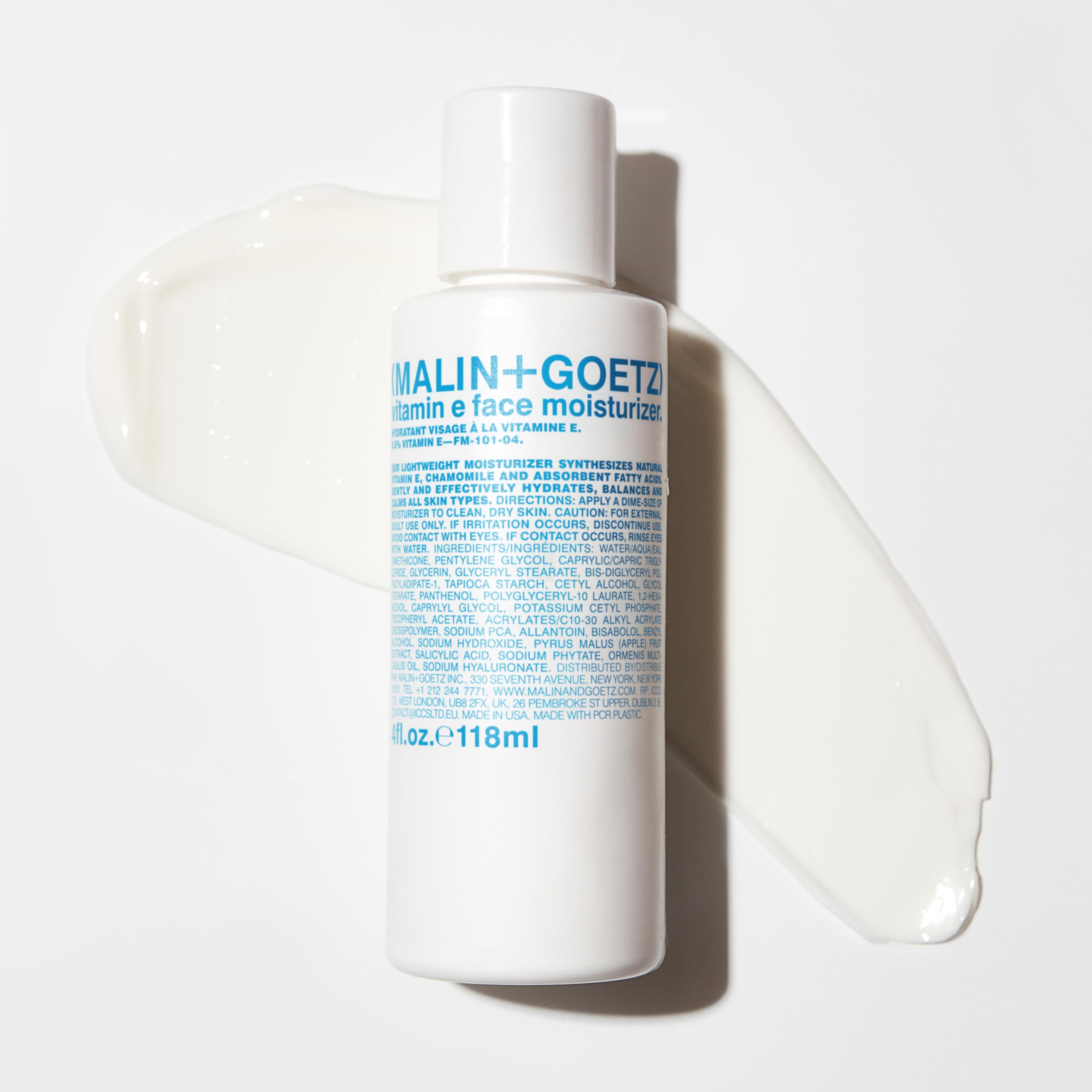 Malin + Goetz Vitamin E Face Moisturizer For Women & Men, 8.5 Fl. Oz. - Hydrating Face Cream, Face Lotion For Dry Sensitive Skin
