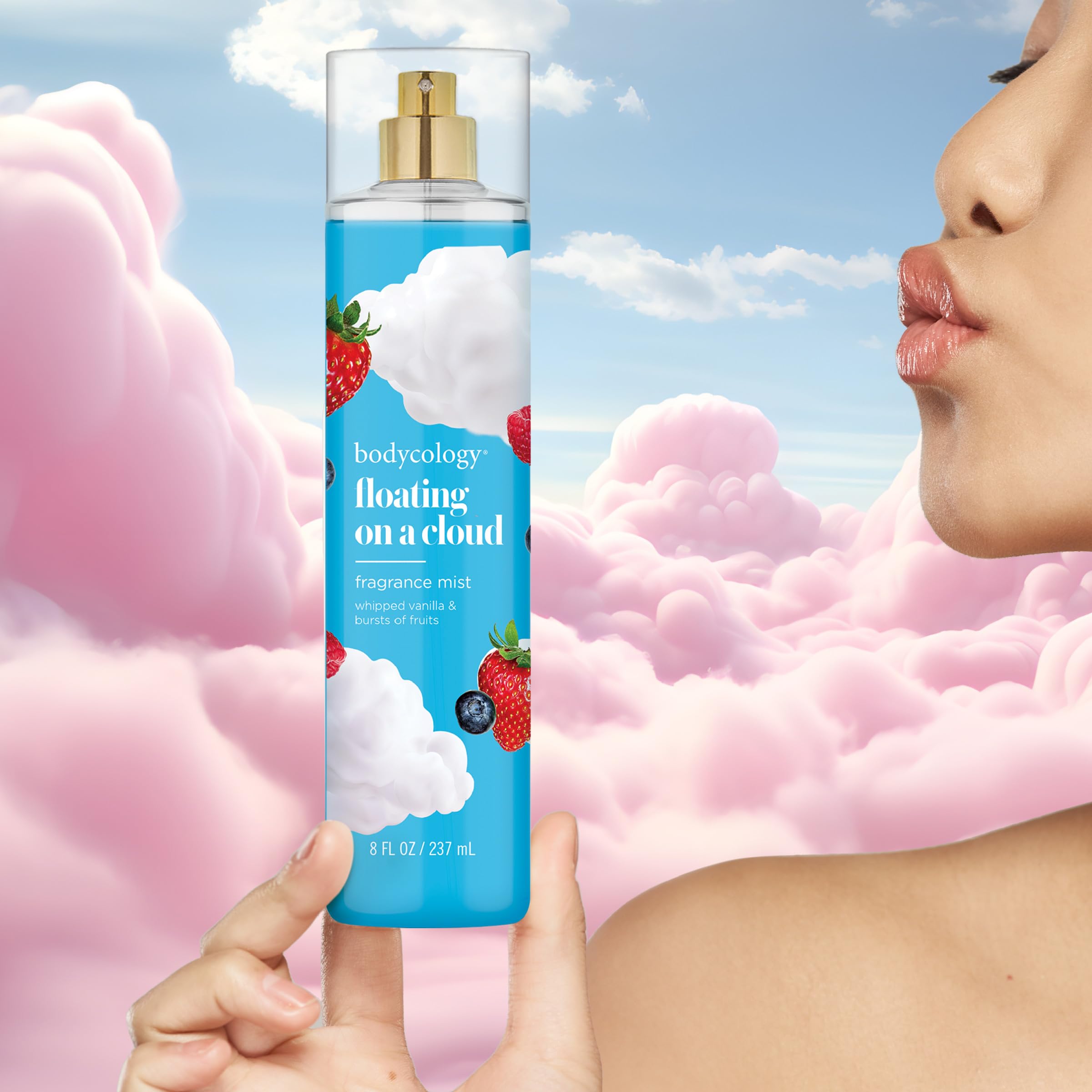 Bodycology Long-Lasting Fragrance Body Mist, Floating On A Cloud, 8 Fl Oz