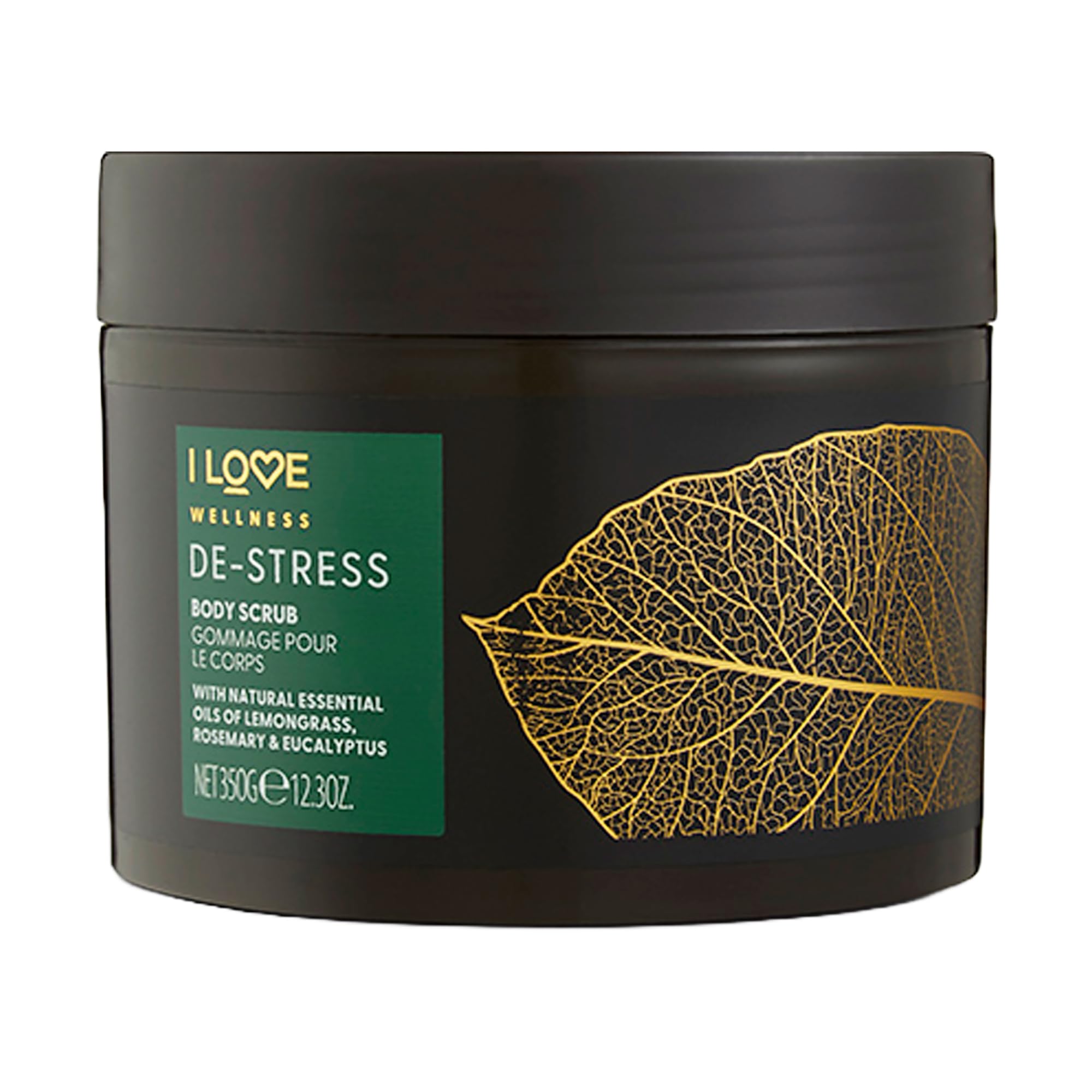 Wellness Body Scrub - De-Stress By I Love Cosmetics For Women - 12.3 Oz Body Scrub