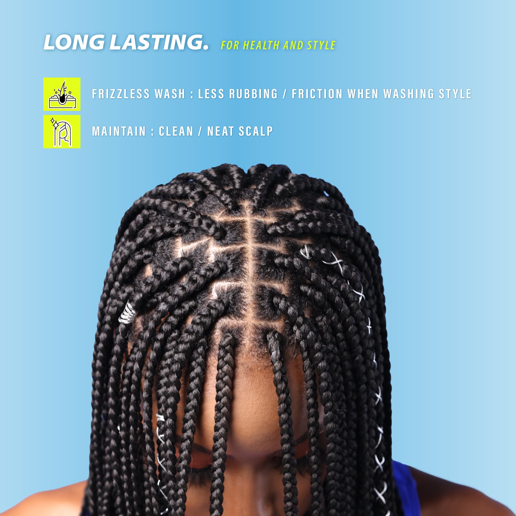 Sensationnel Ruwa Prestretched Braiding Hair - 3X Ruwa 18Inch Water Repellent Kanekalon Fast Dry Synthetic Braid - 3X Ruwa 18 In