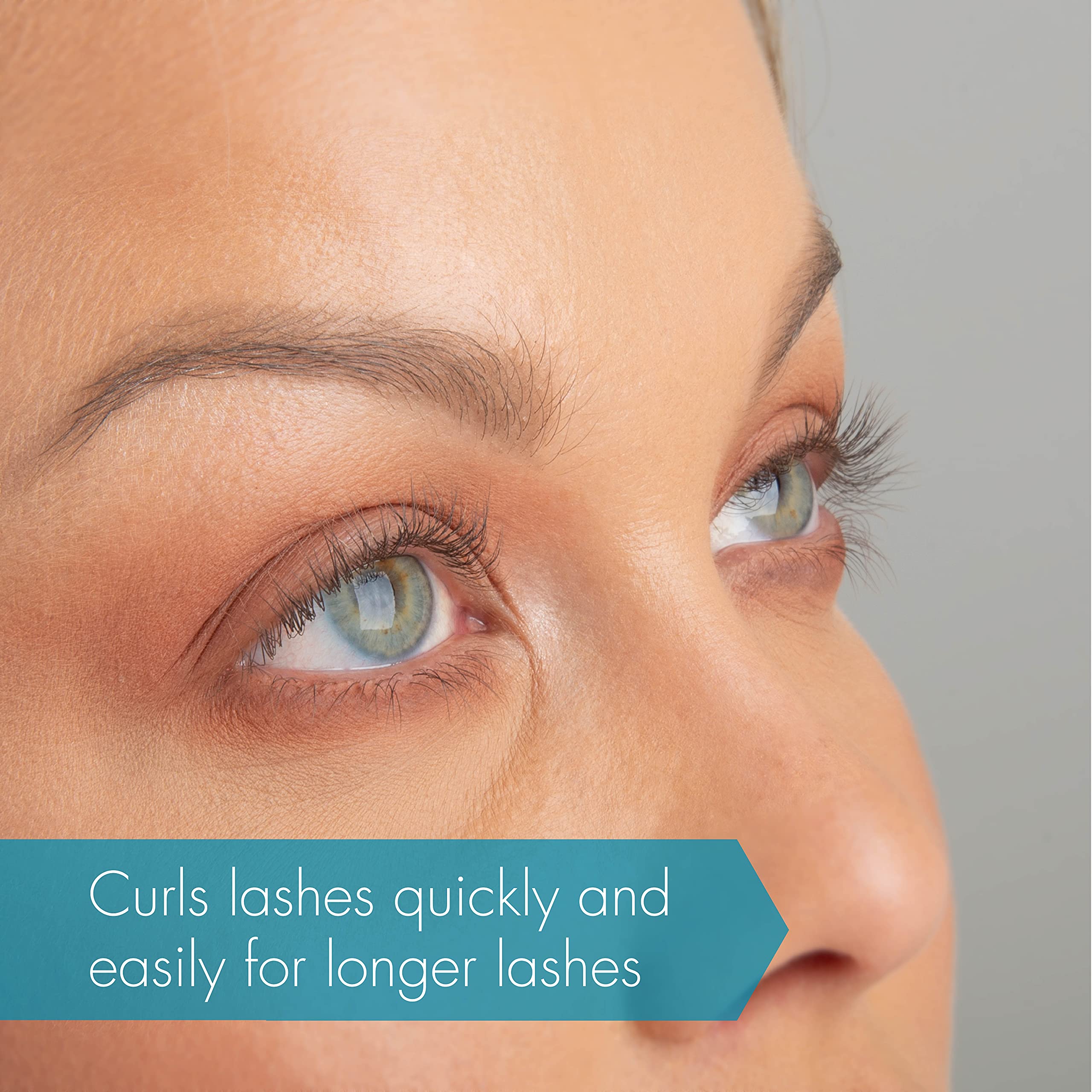 Trim Azure Collection Eyelash Curler - Curls Quickly And Easily For Longer-Looking Lashes - Smooth Opening And Closing Action -