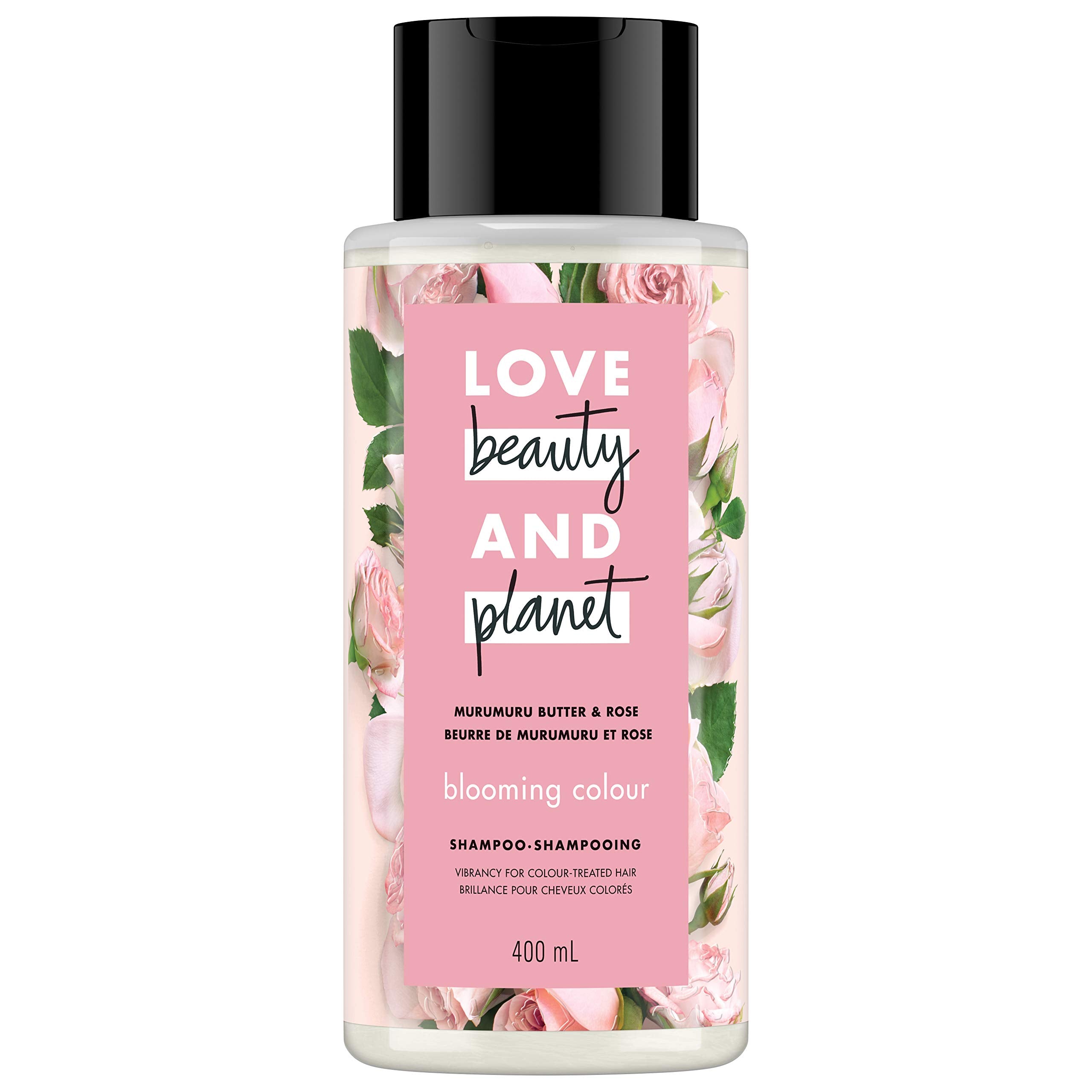 Love Beauty And Planet, Blooming Color Sulfate Free Shampoo for Color Treated Hair 13.5, Murumuru Butter and Rose, rose, 27 Fl O