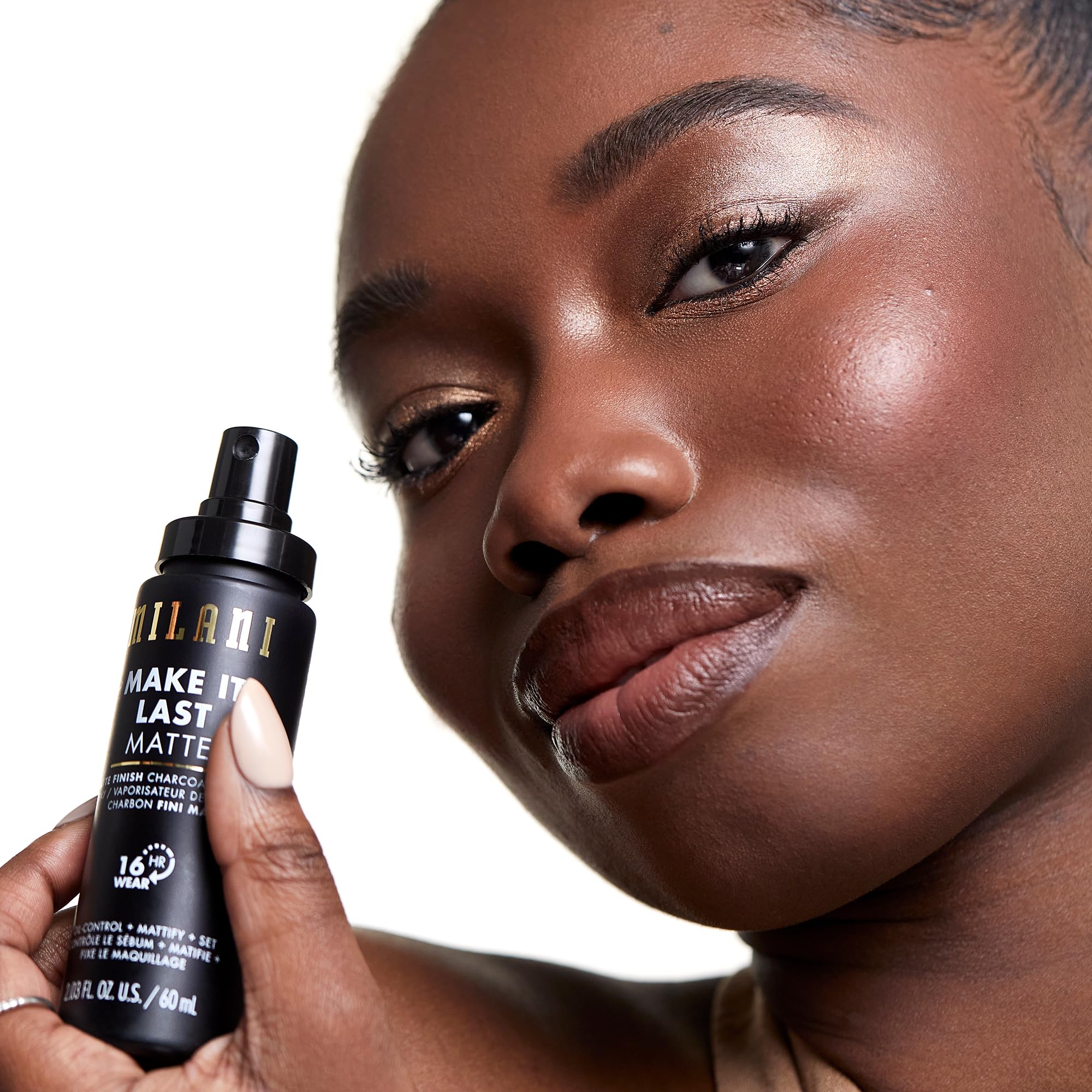 Milani Make It Last Matte - Matte Finish Charcoal Setting Spray- Cruelty-Free Makeup Primer And Setting Spray For Oily Skin - Lo