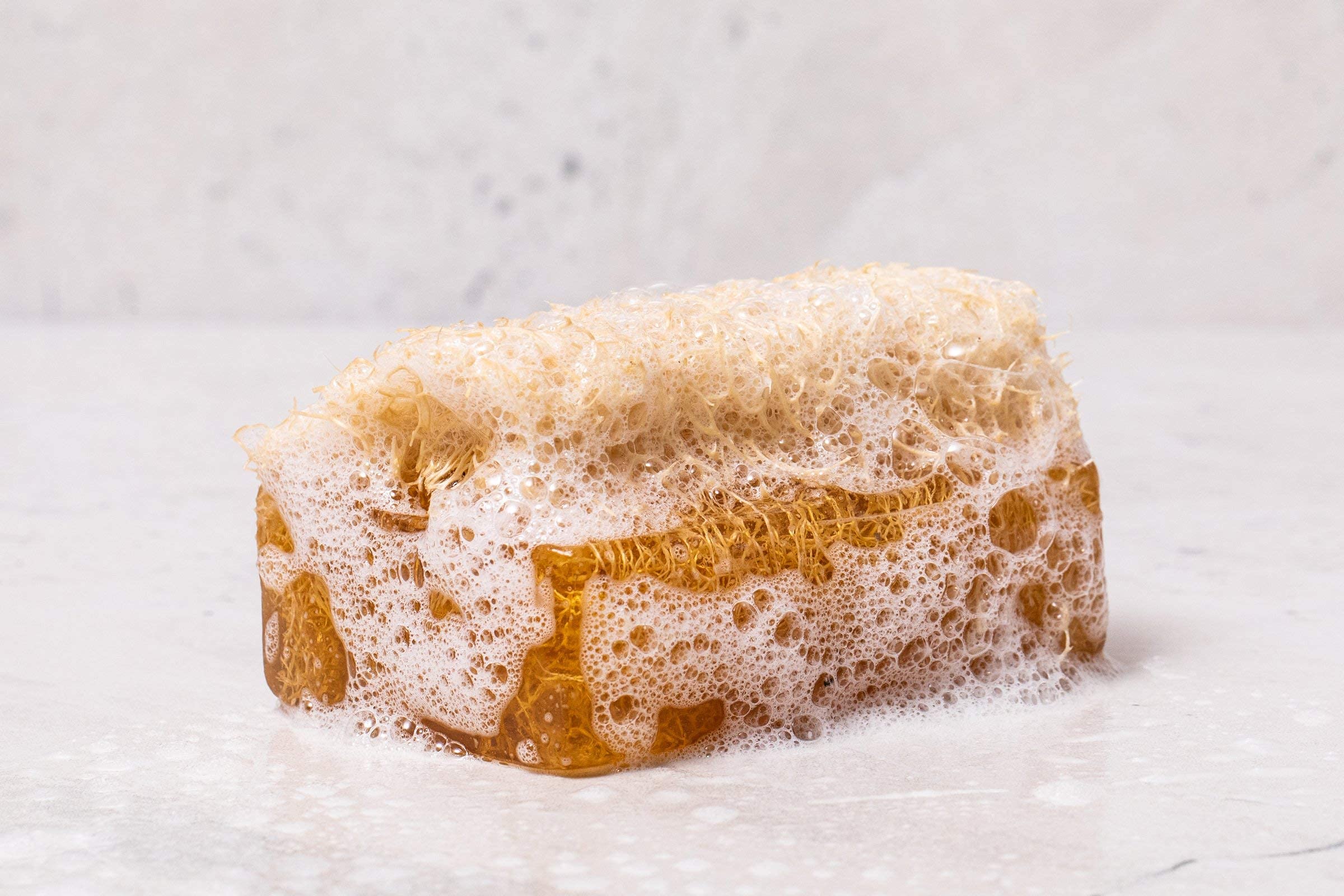 Shea Butter Moisturizer Soap - Natural Exfoliating Loofah Soap Bar - Smells Like Light Nutty Cream - Handmade With Shea Butter,