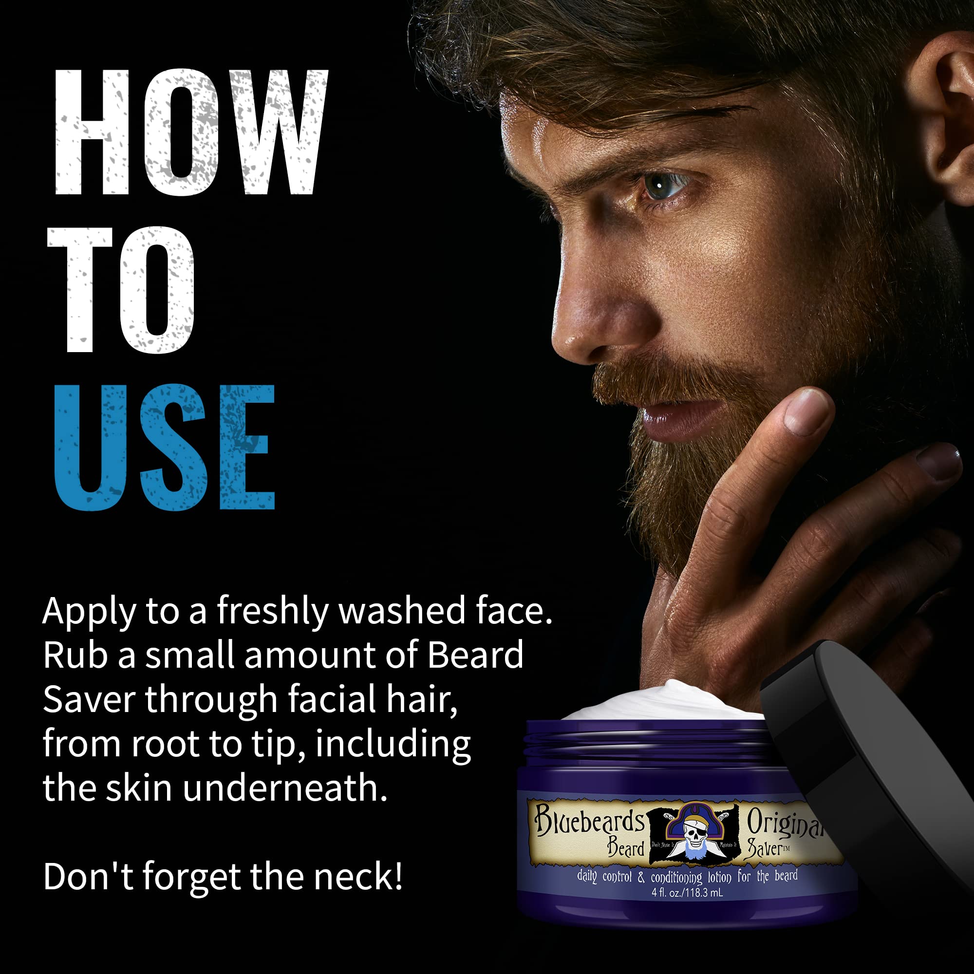 Bluebeards Original Beard Saver, 4 Oz. - Leave In Beard Conditioner For Men, Infused With Aloe & Lime - Beard Softener That Deep