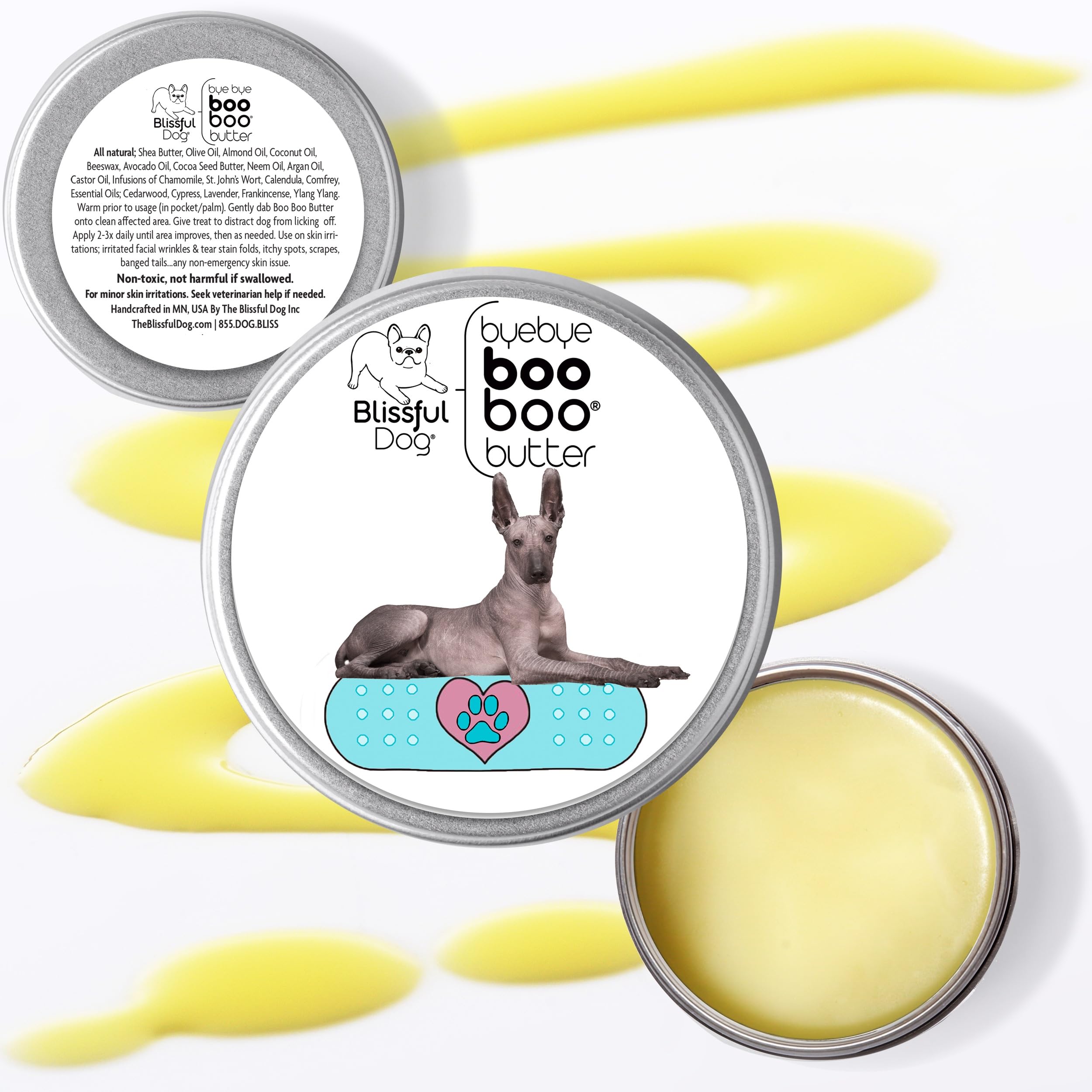 The Blissful Dog Xoloitzcuintli Boo Boo Butter, 1-Ounce