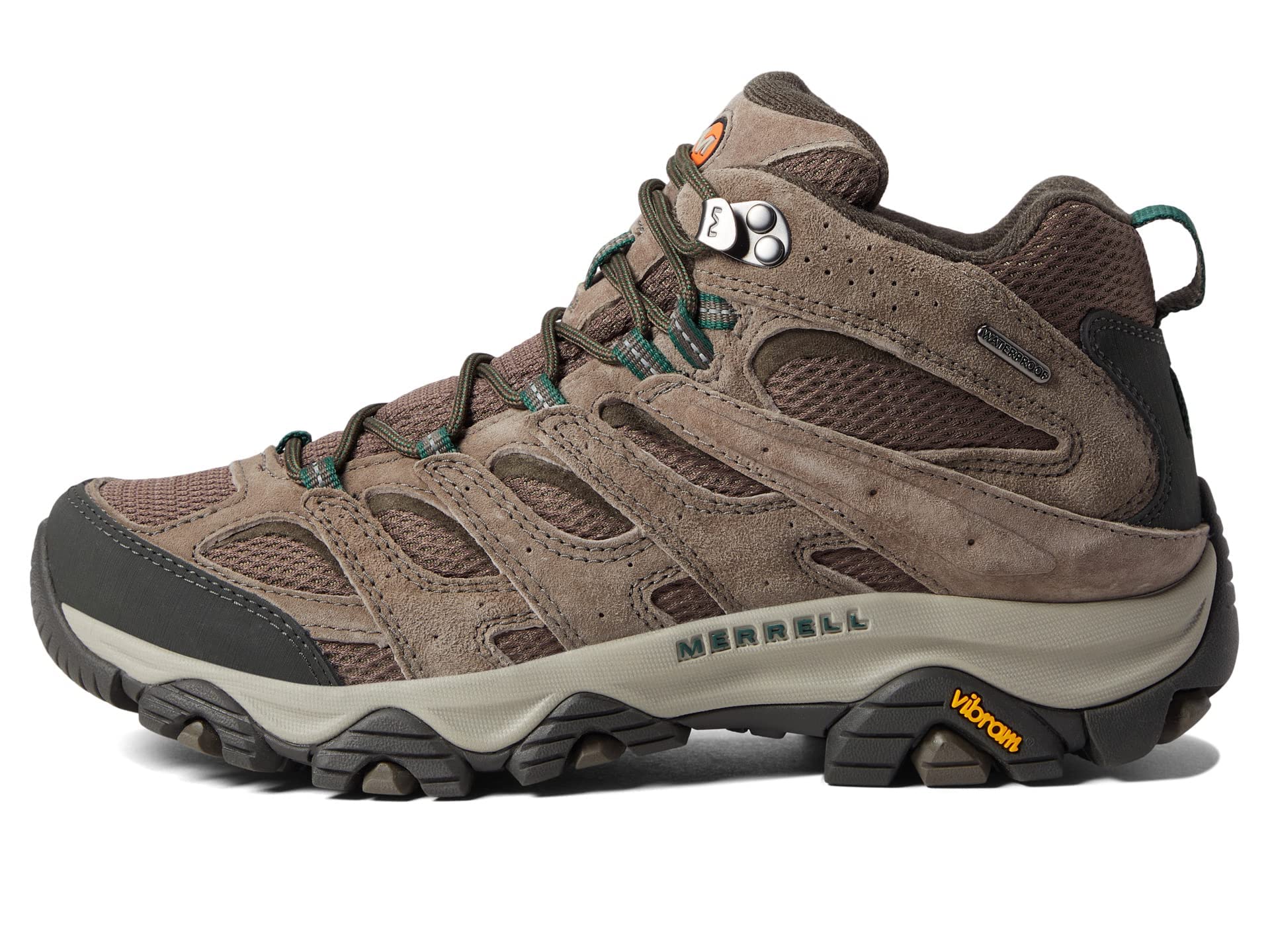 Merrell Mens Moab 3 Mid Waterproof Hiking Boot, Boulder, 105