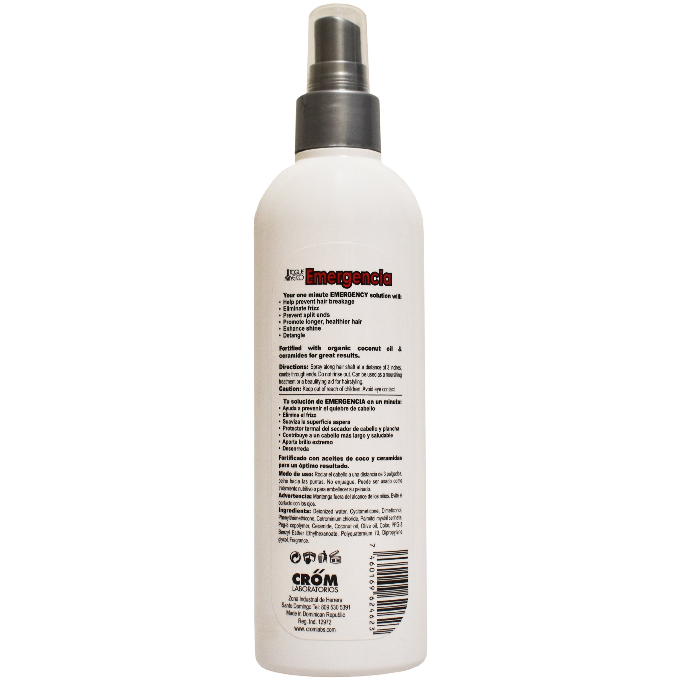 Toque Magico Emergencia Control Horquetillas, Split Ends Moisturizing Leave-In 8Oz