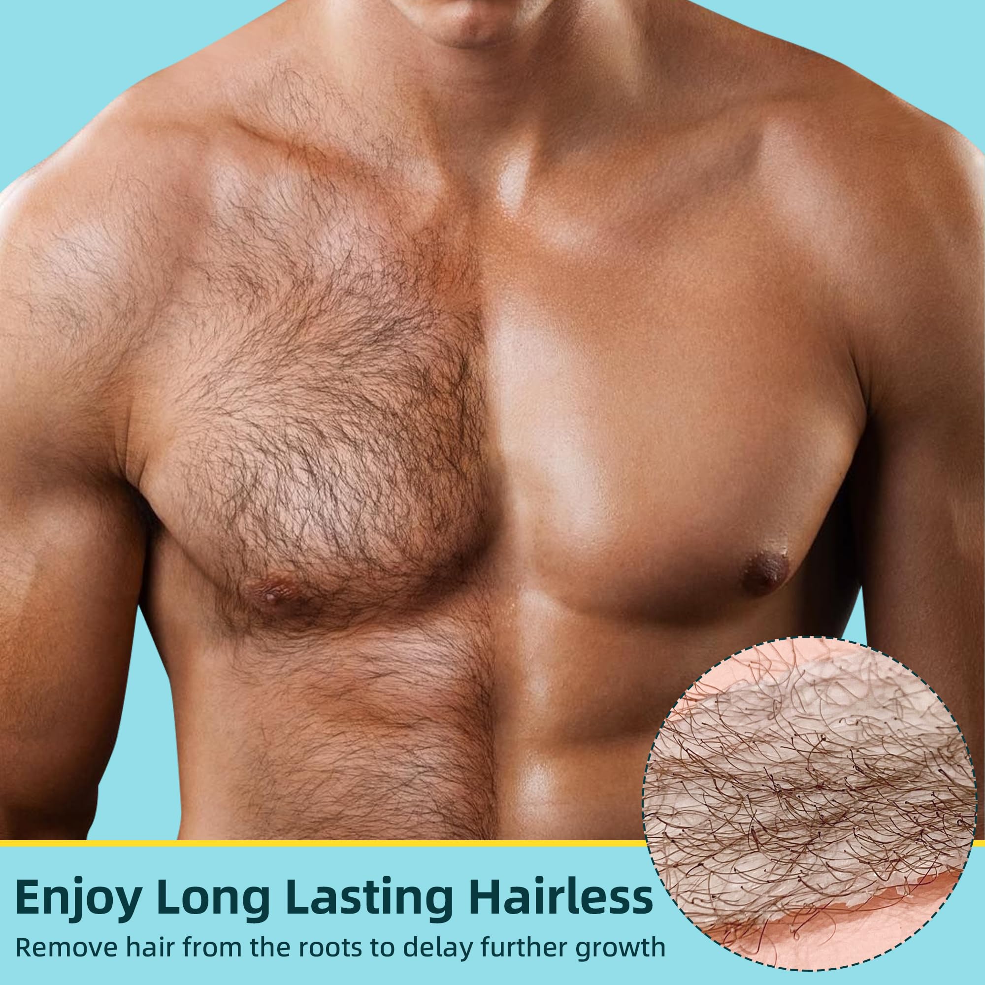 Natreza Hair Removal Wax Beads-1Lb, Unscented White Hard Wax Beads For Sensitive Skin, Full Body Waxing, Ideal For All Hair Type