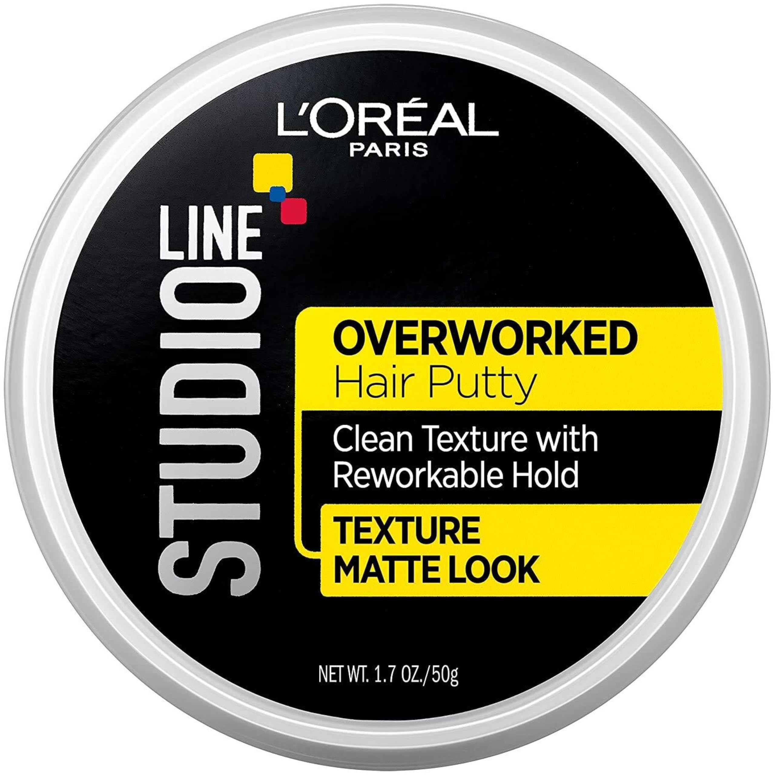 Loreal Studio Putty Overworked 1.7 Ounce (50Ml) (6 Pack)